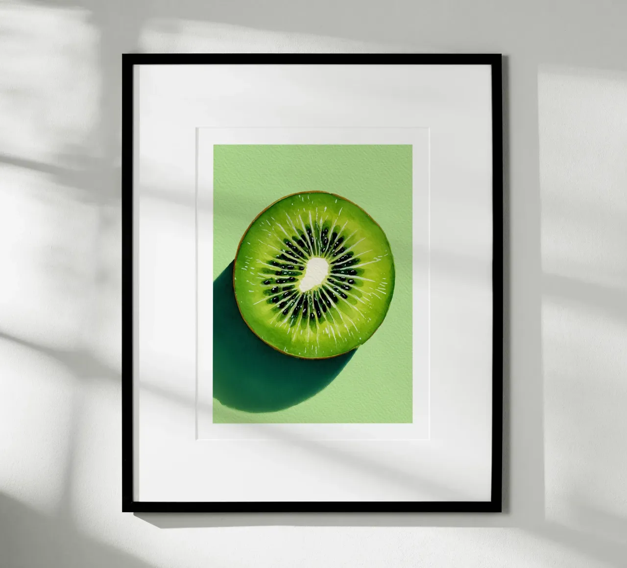 Pop Art Kiwi on Mint Green poster by Spice & Spoon Studio
