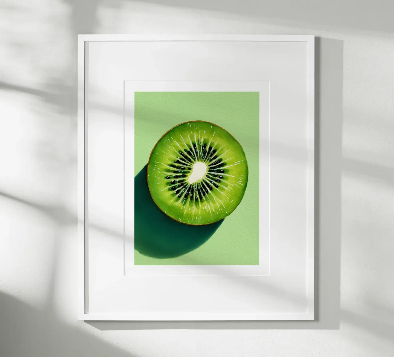 Pop Art Kiwi on Mint Green poster by Spice & Spoon Studio