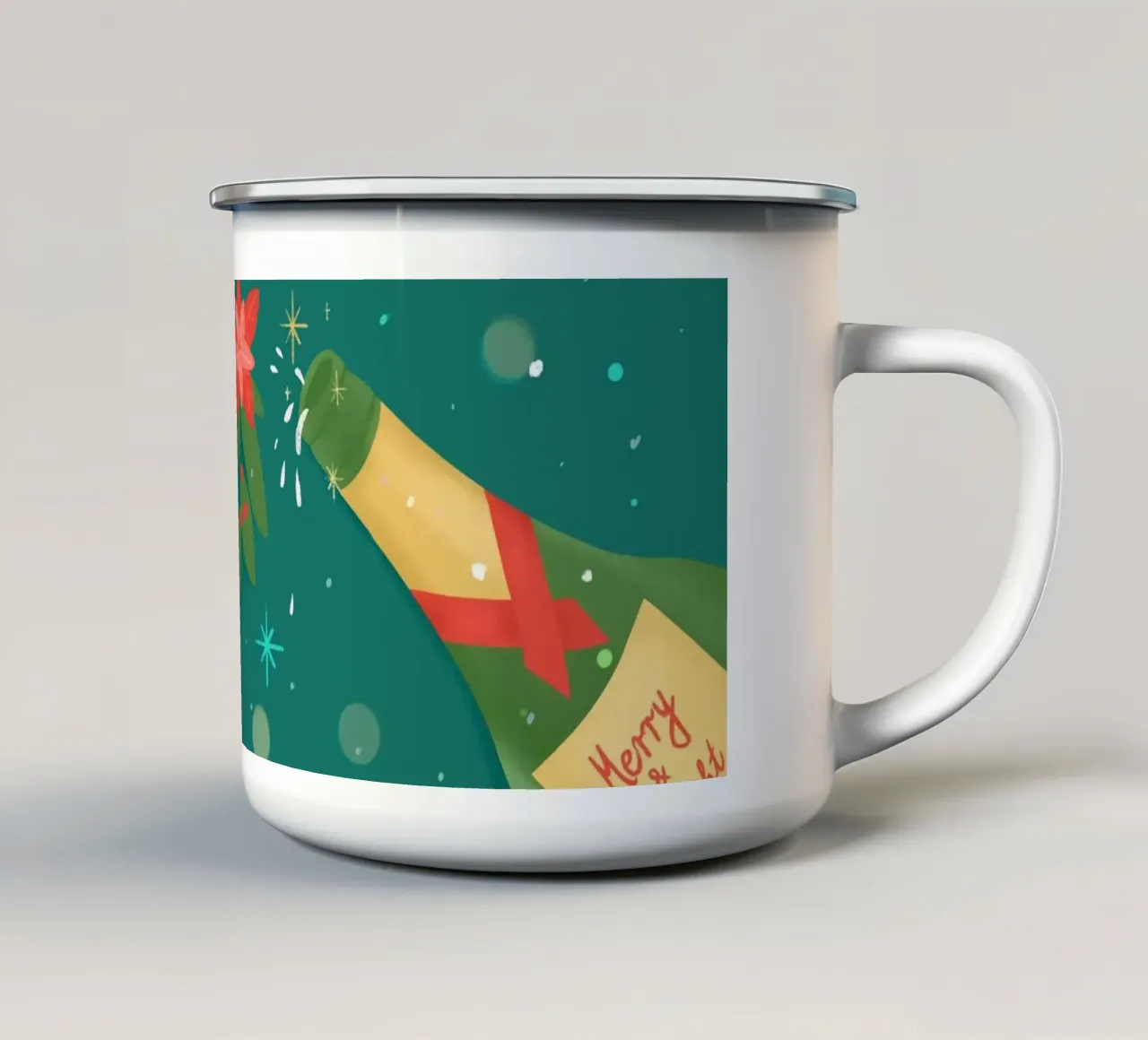 Holiday Cheers tazza in smalto da PetrArts