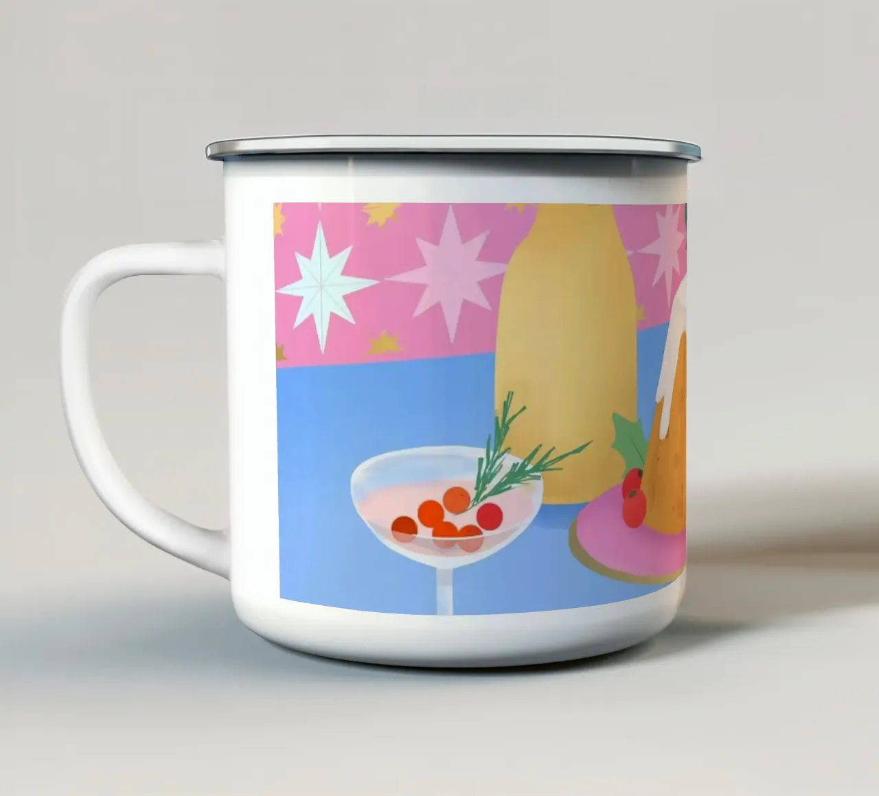 Bundt Cake tazza in smalto da PetrArts