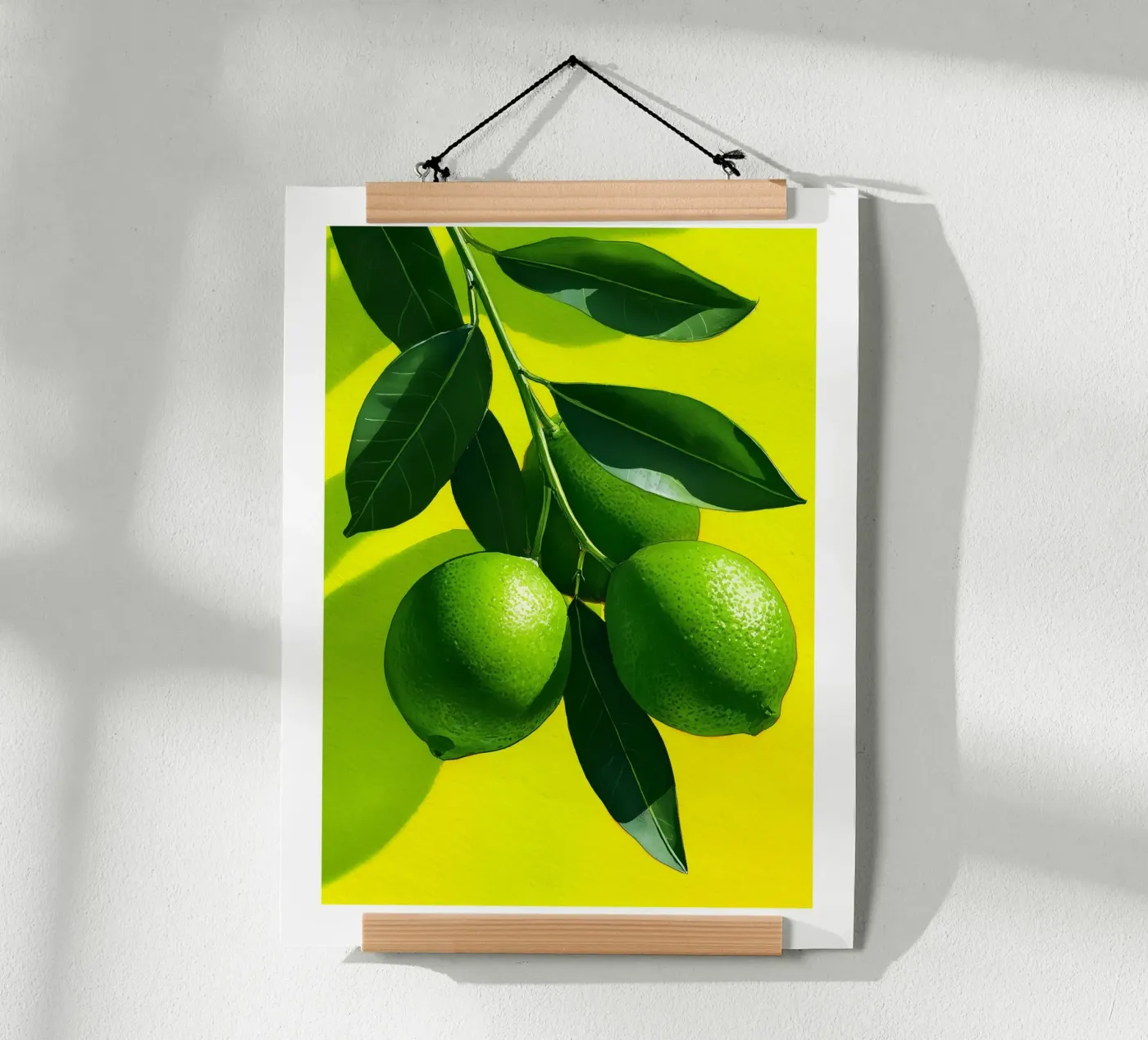 Zesty Lime Branch Poster von Spice & Spoon Studio