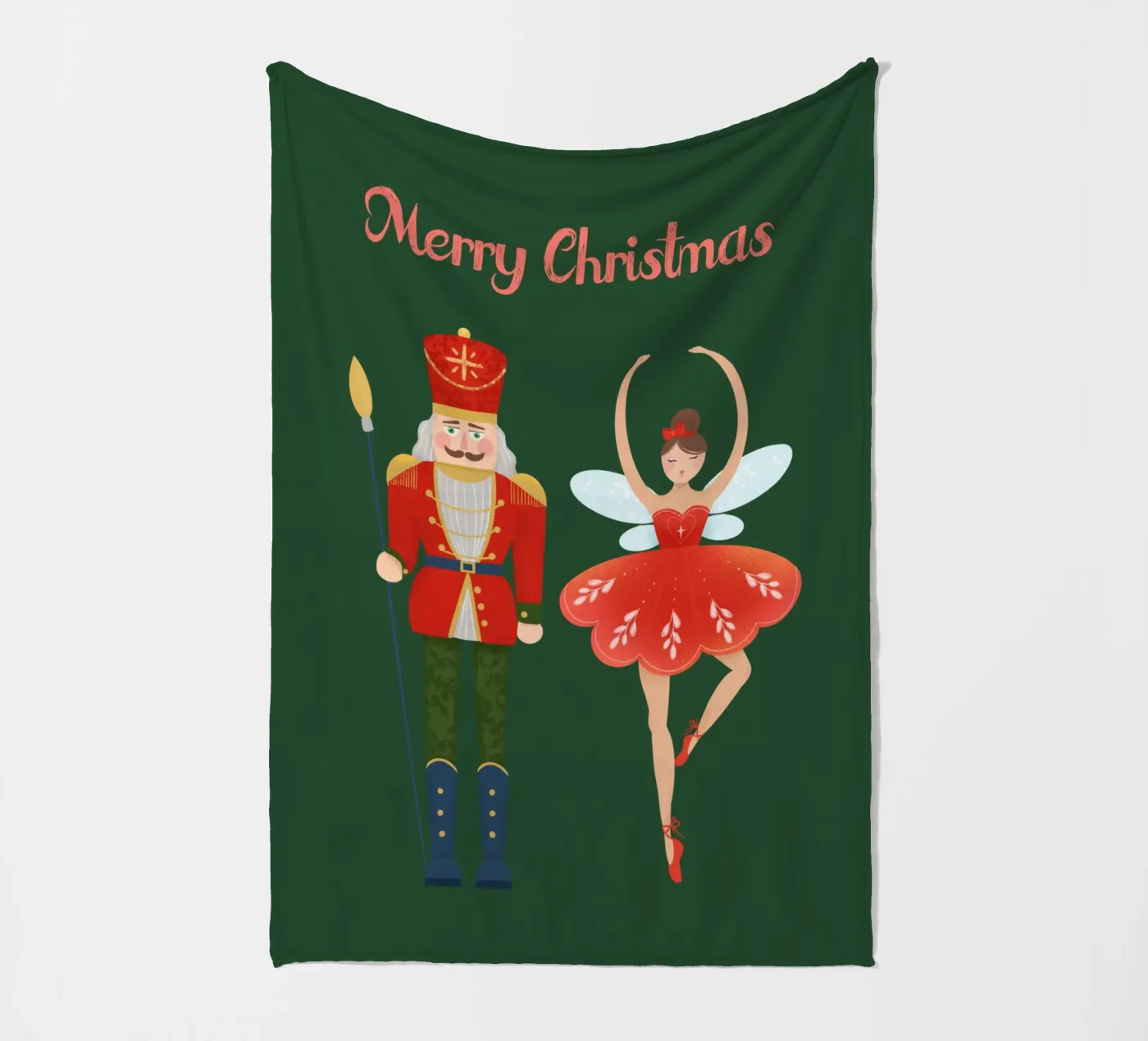 The Nutcracker plaid polaire de PetrArts