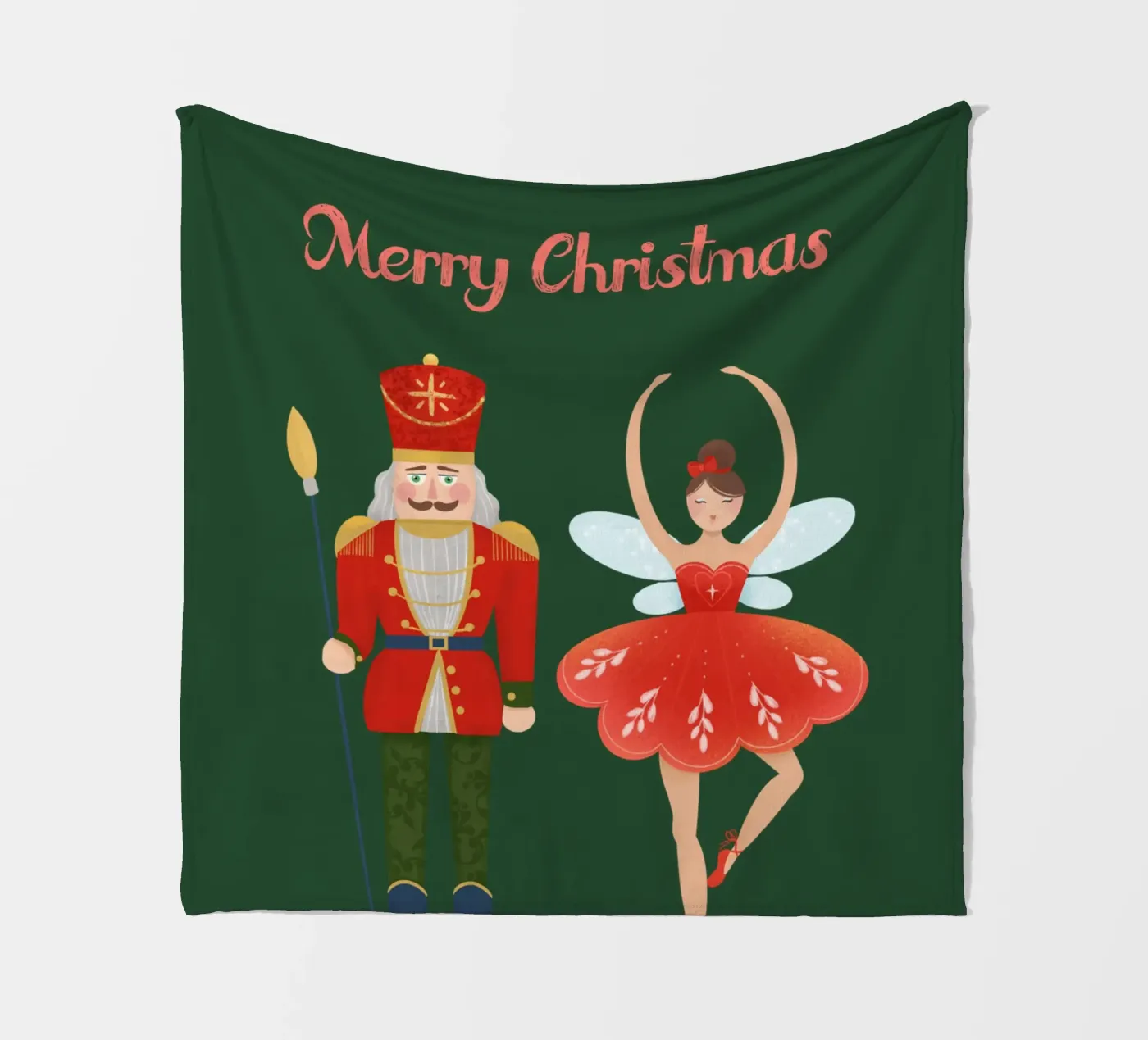 The Nutcracker plaid polaire de PetrArts