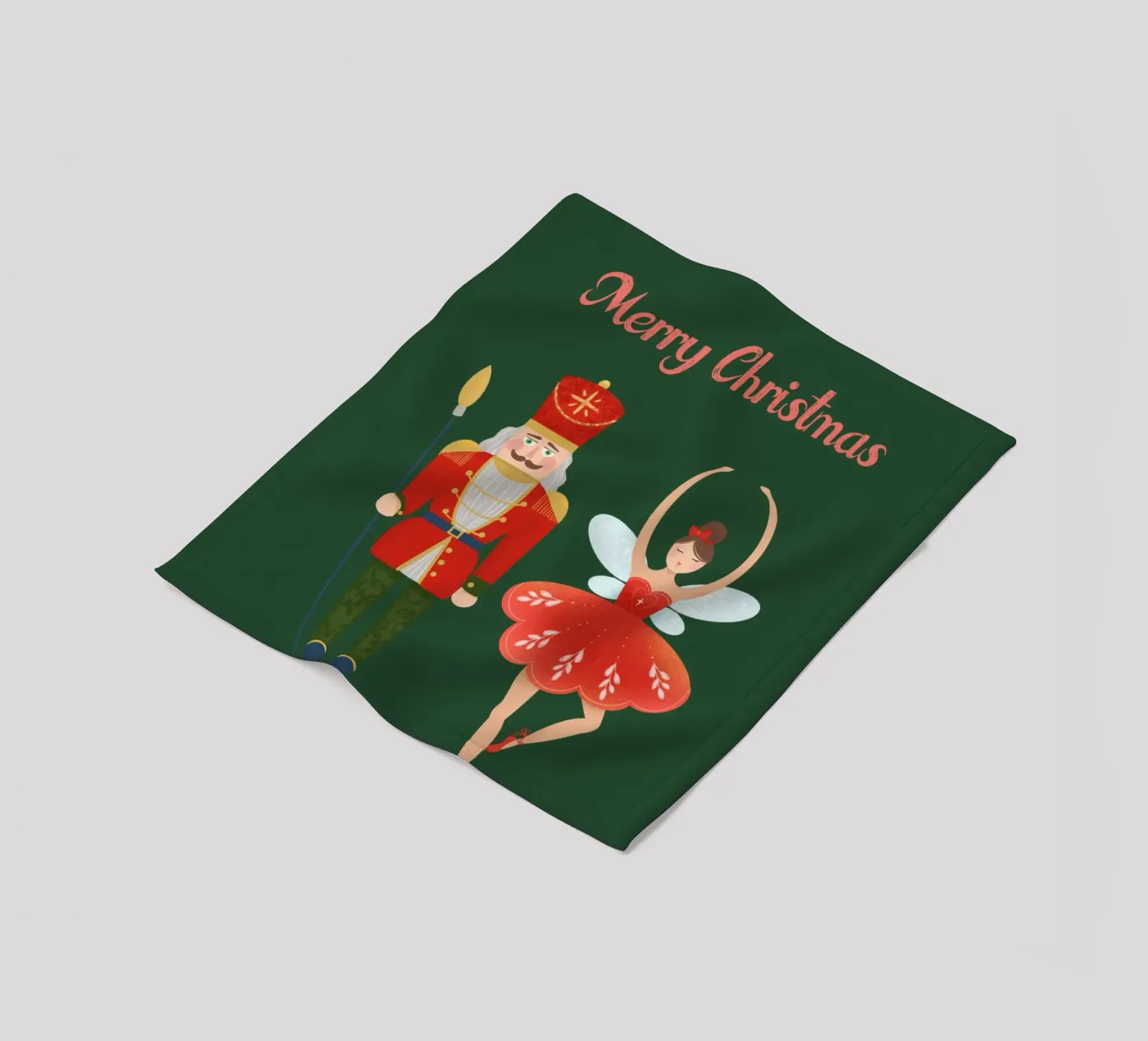 The Nutcracker plaid polaire de PetrArts