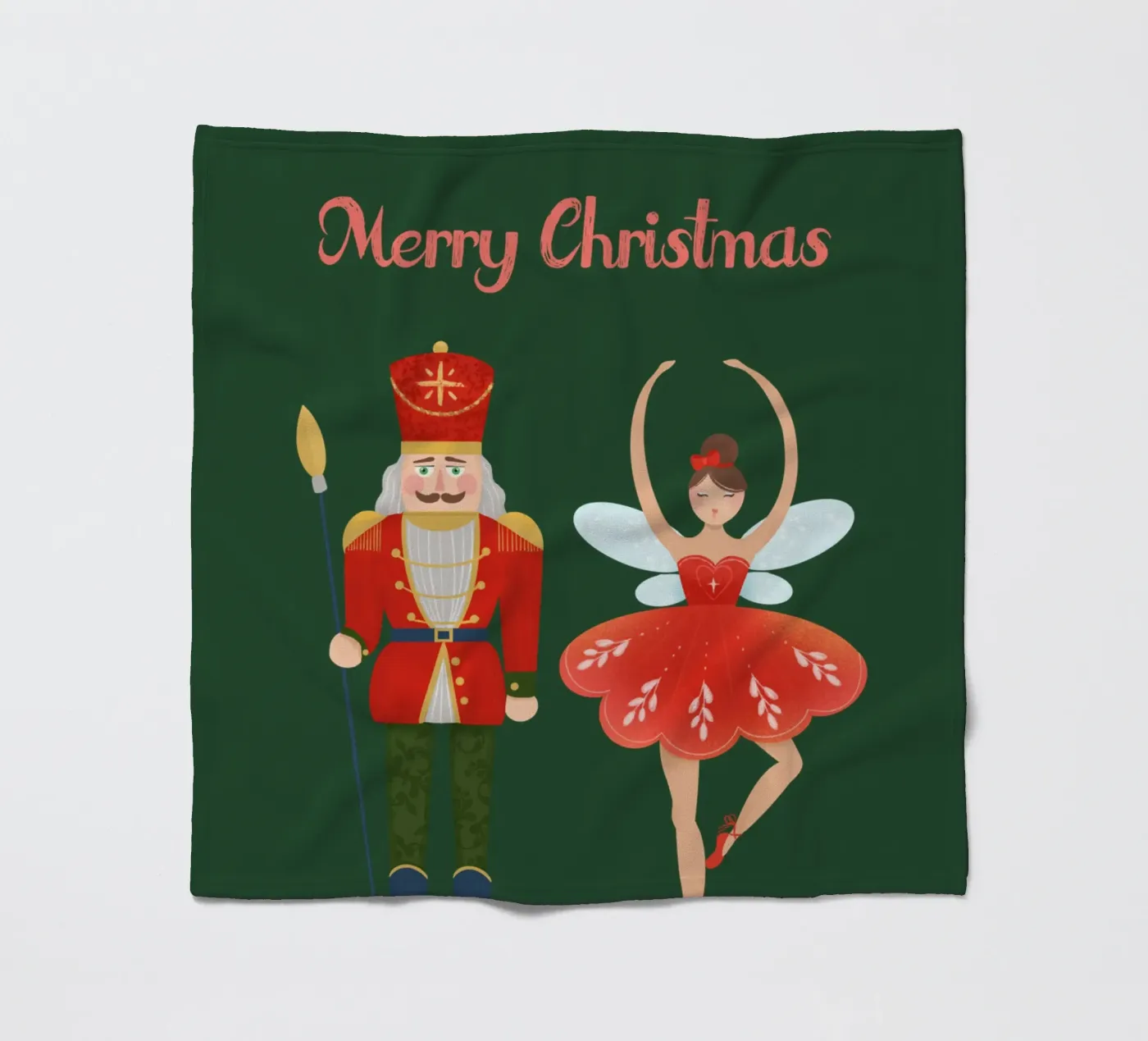 The Nutcracker plaid polaire de PetrArts