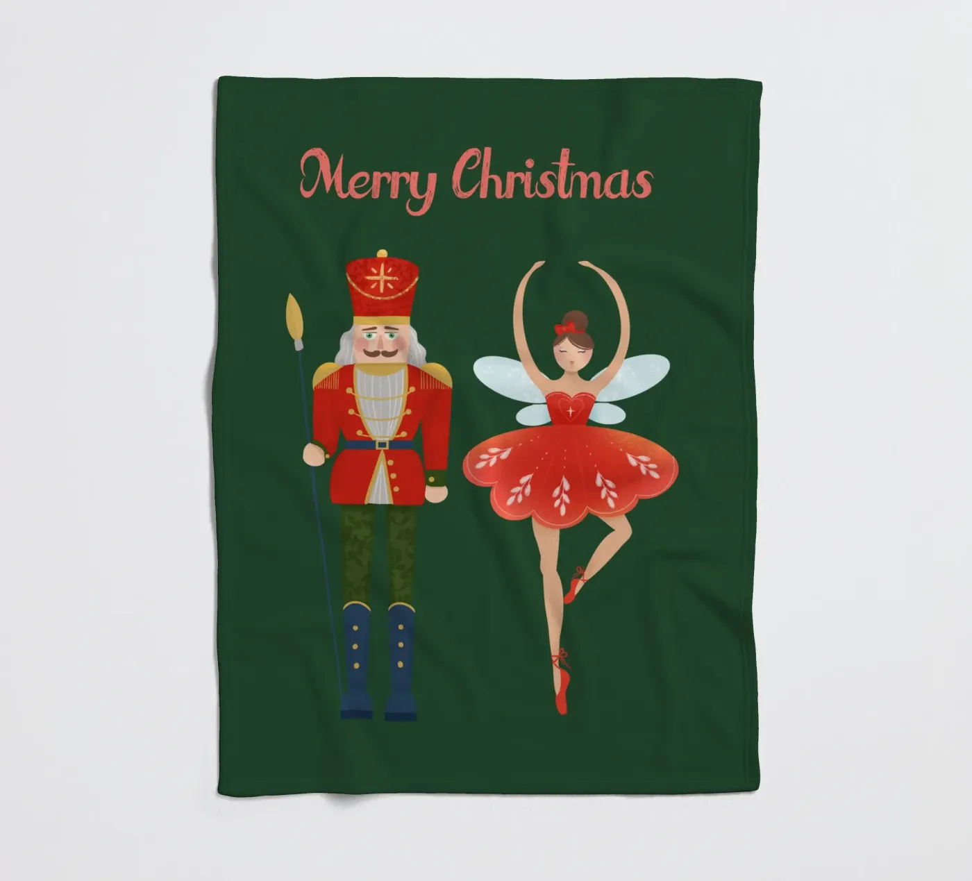 The Nutcracker plaid polaire de PetrArts