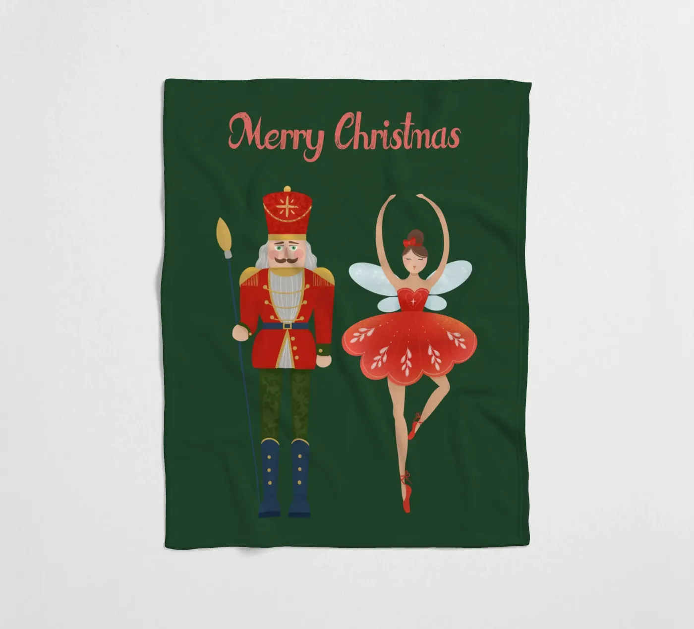 The Nutcracker plaid polaire de PetrArts