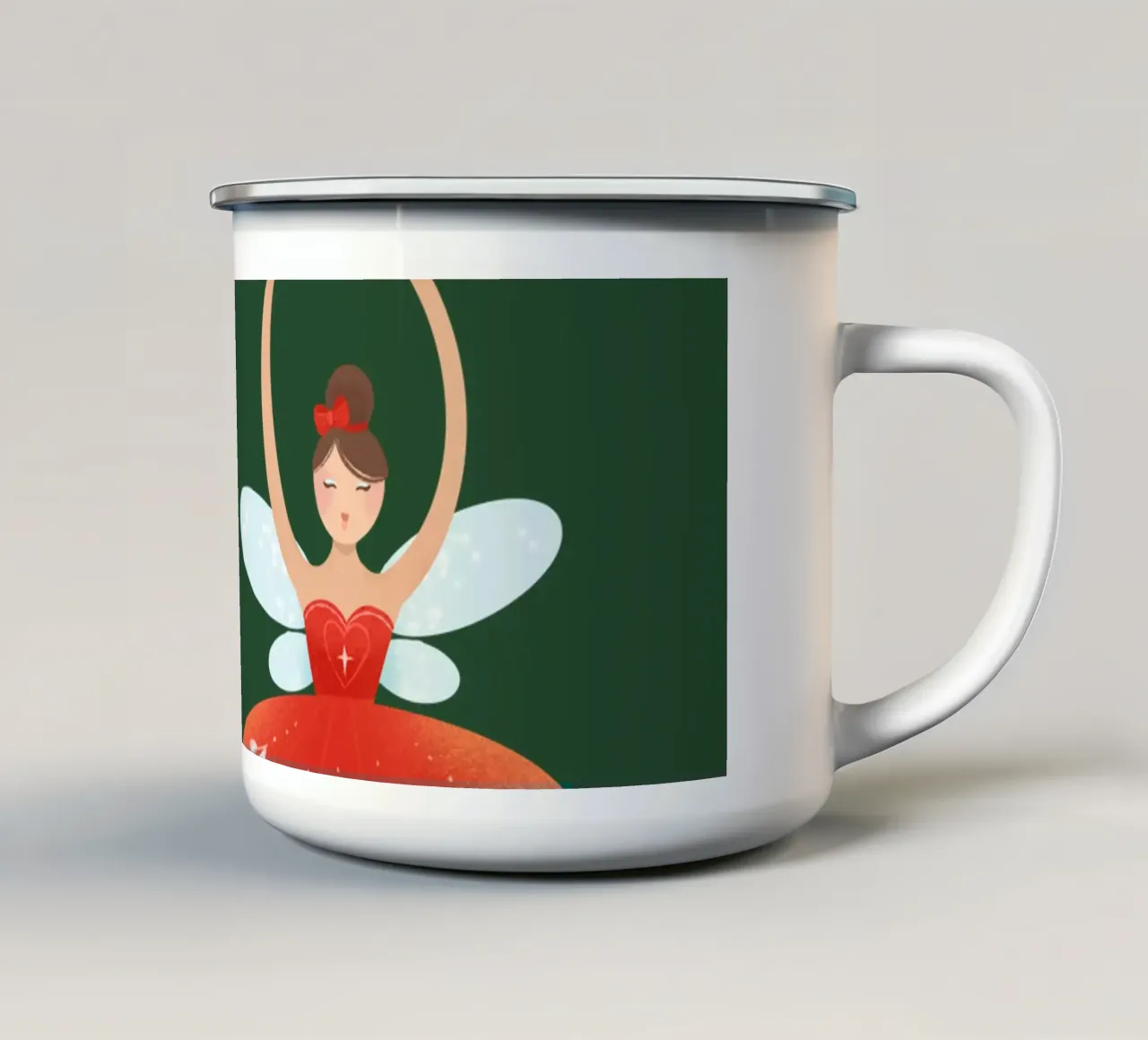 The Nutcracker tazza in smalto da PetrArts