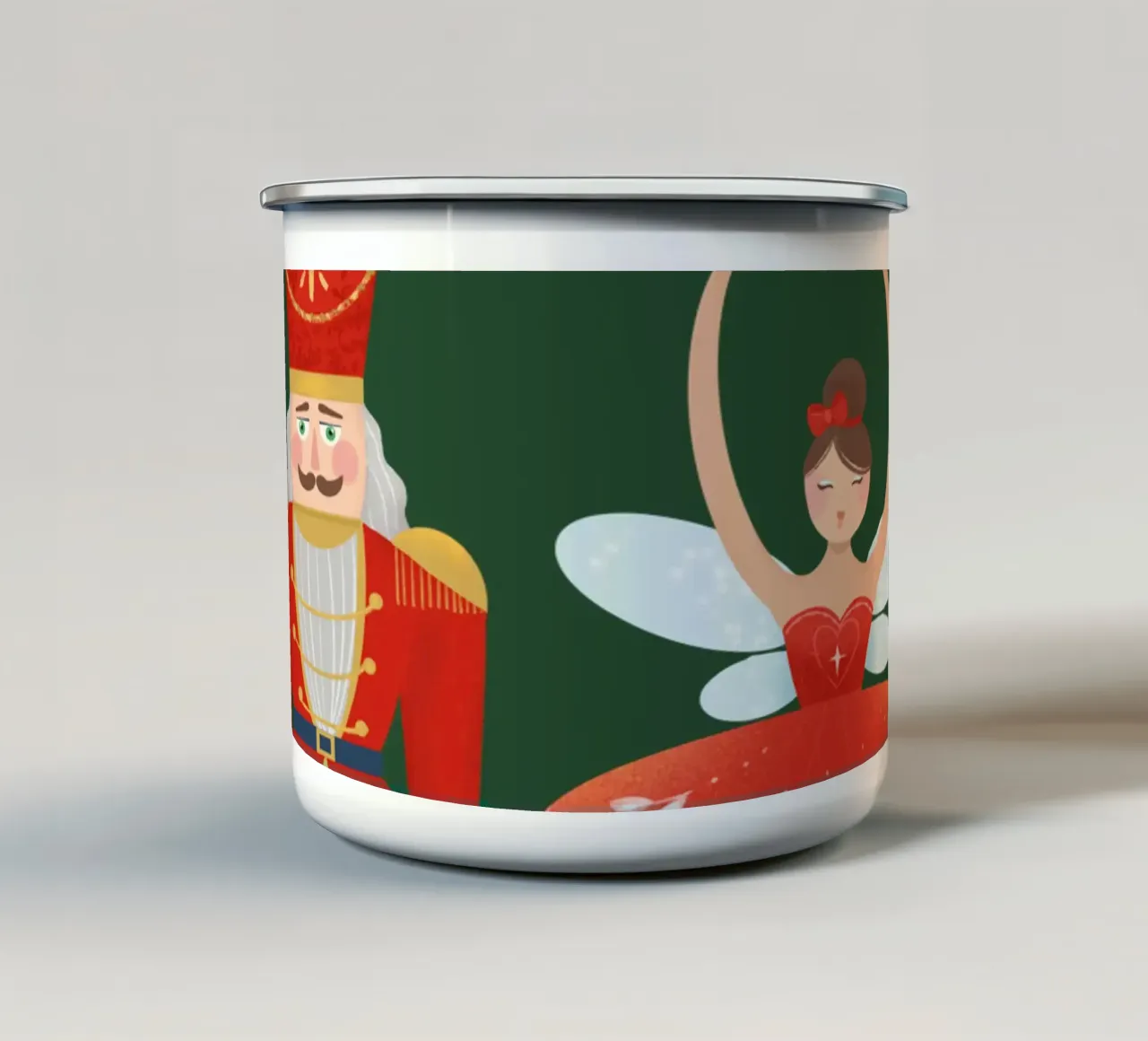 The Nutcracker tazza in smalto da PetrArts