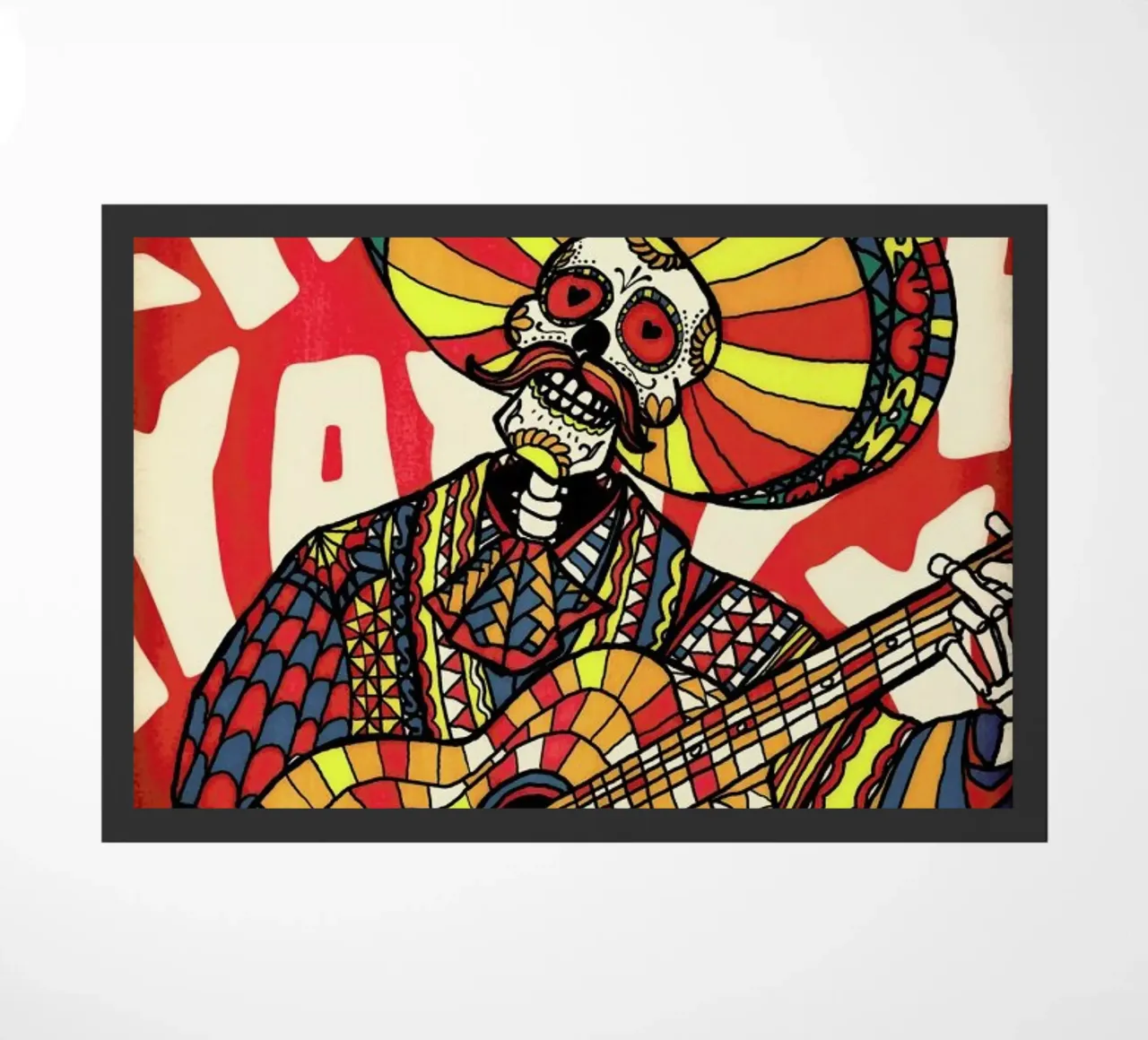 Mariachi doormat by Ali Gulec