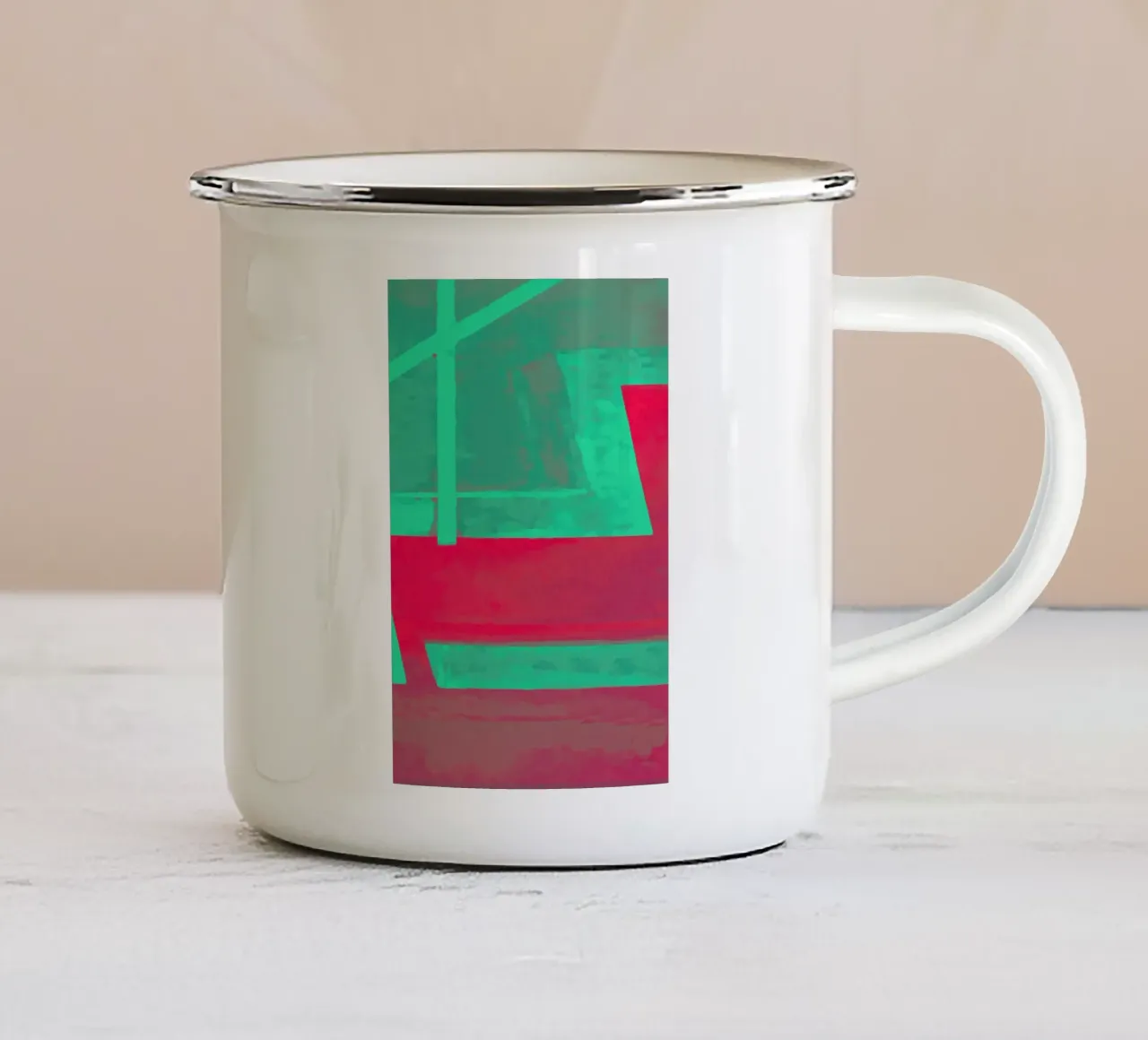 Cadiz tazza in smalto da Xchange Art Studio