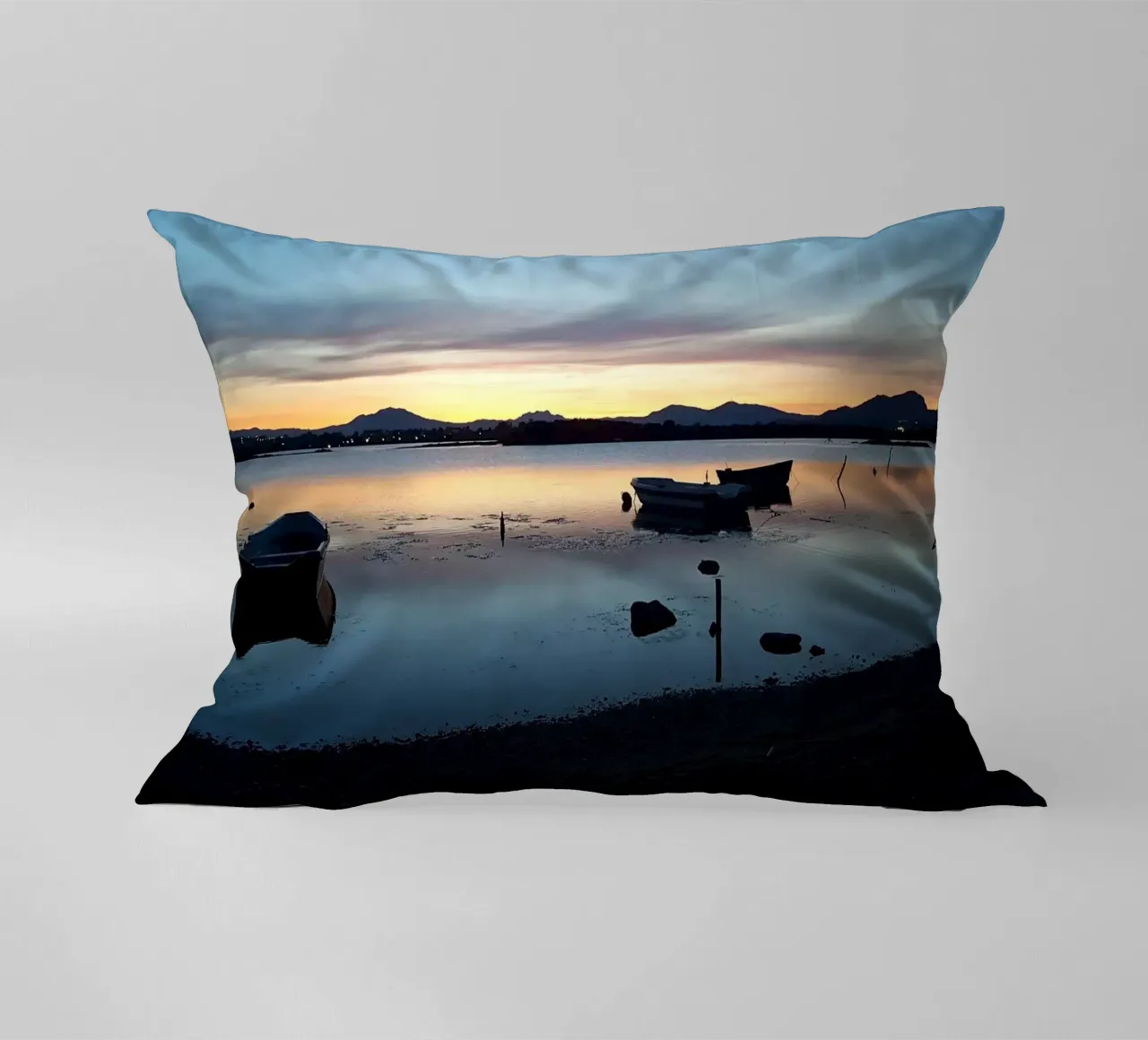 Sunset decorative cushion by Massimo Frascogna