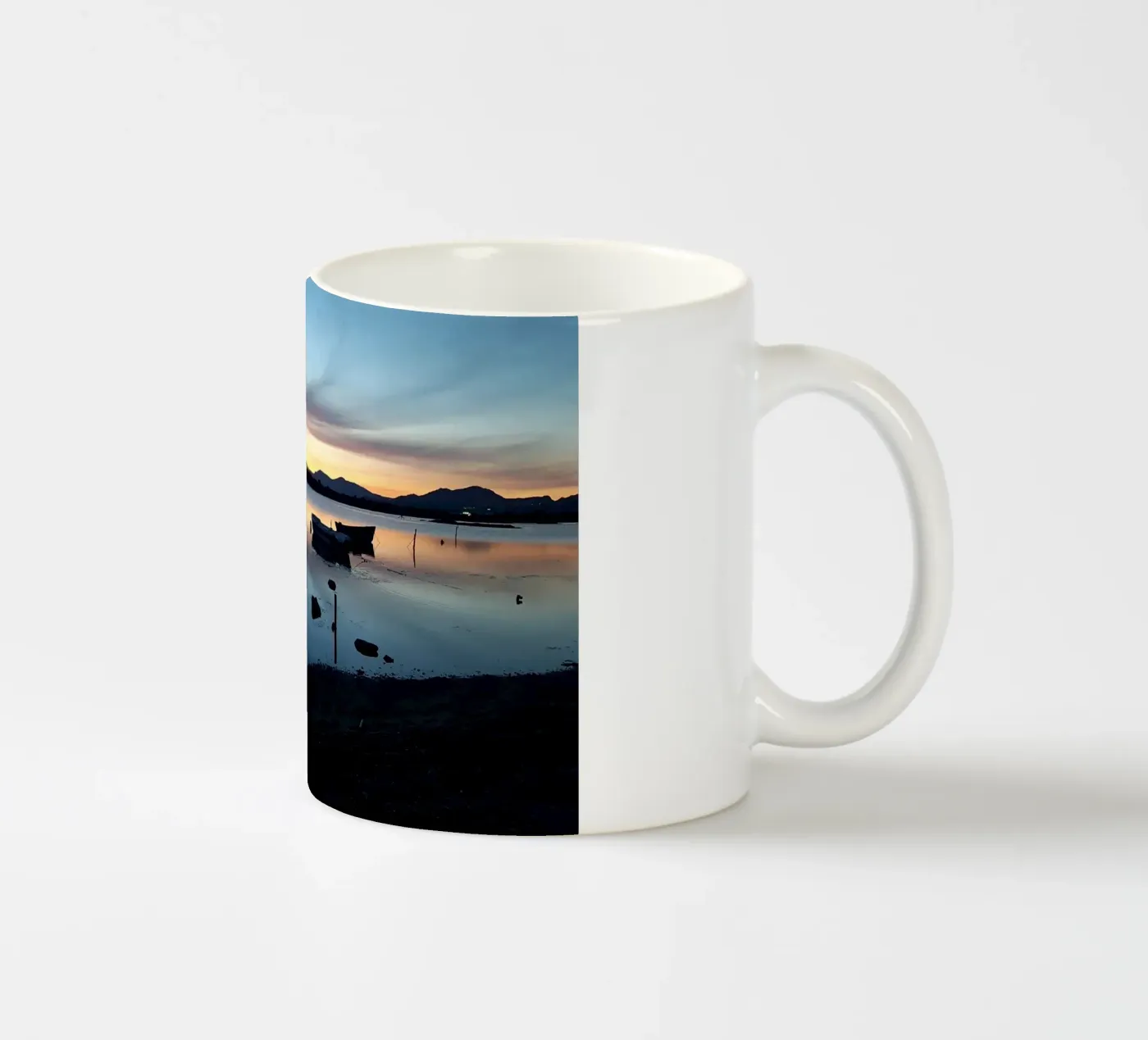 Sonnenuntergang Keramik Tasse von Massimo Frascogna