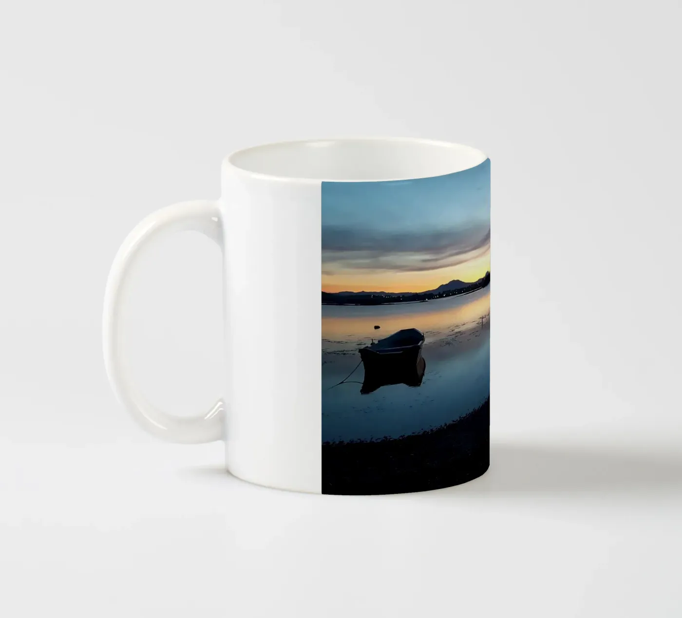 Sonnenuntergang Keramik Tasse von Massimo Frascogna