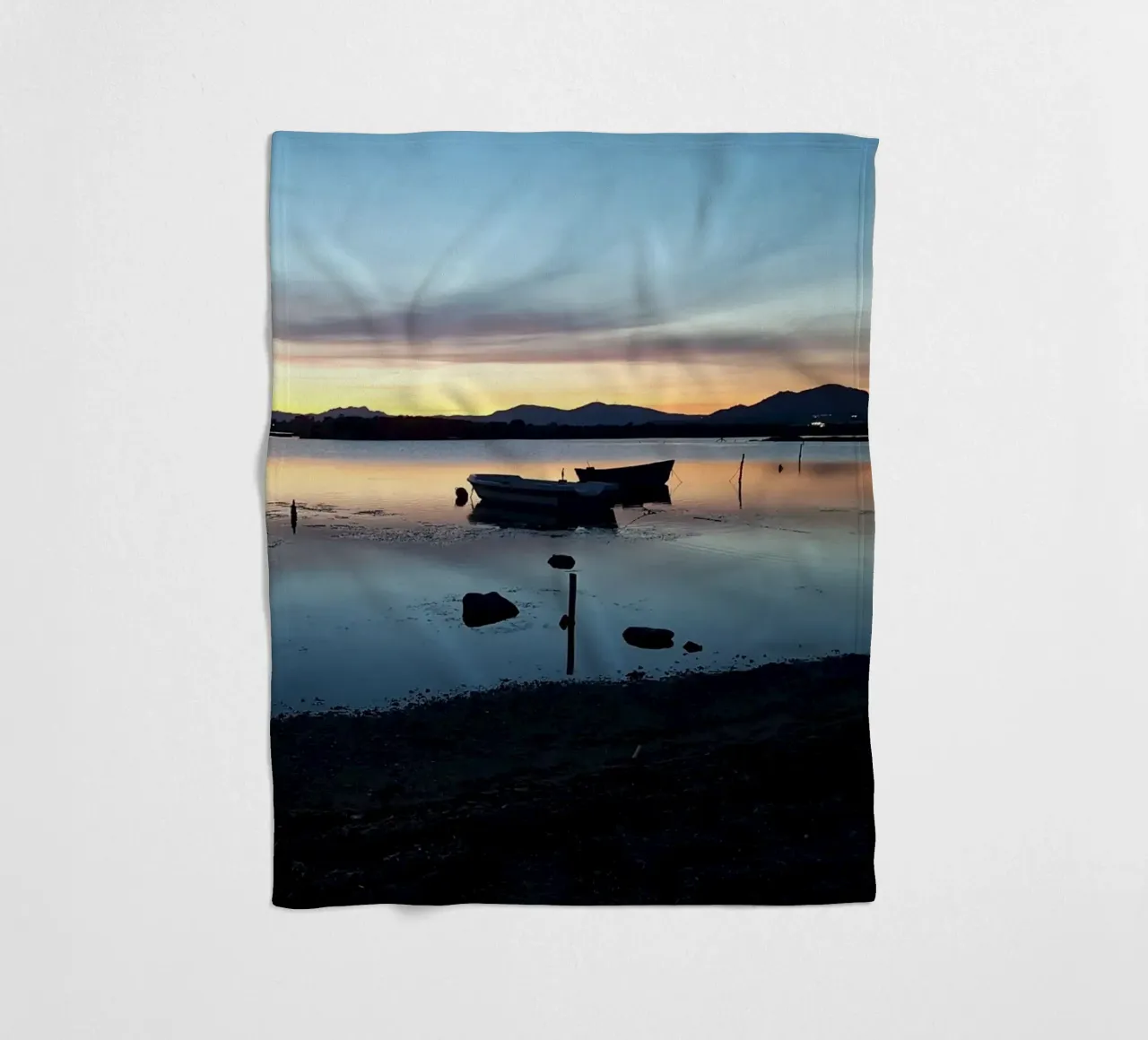 Sunset Fleecedecke von Massimo Frascogna