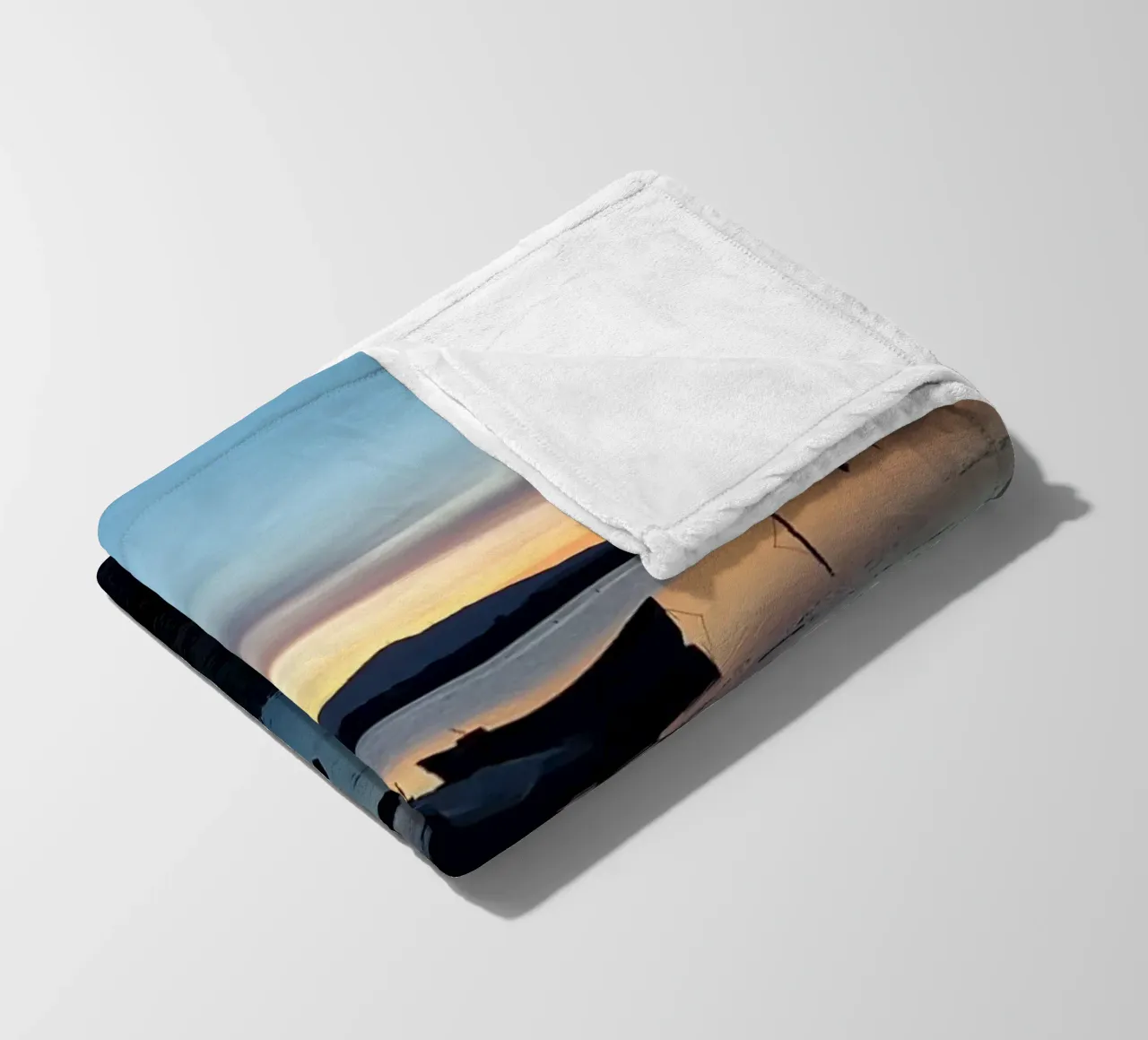 Sunset Fleecedecke von Massimo Frascogna