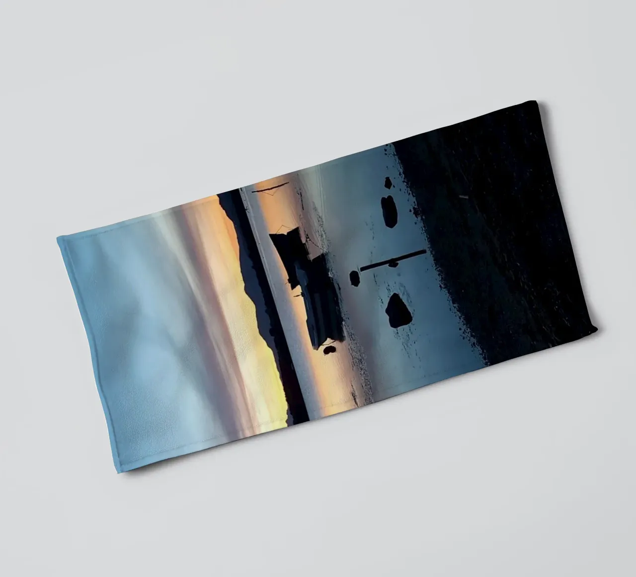 Sunset towel by Massimo Frascogna