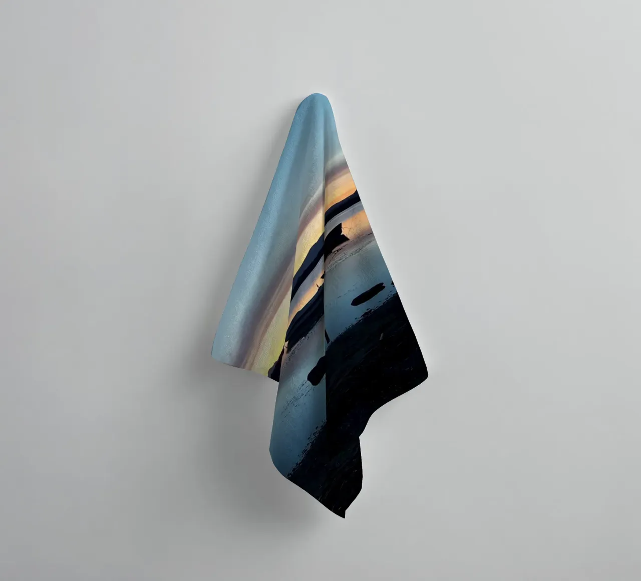 Sunset towel by Massimo Frascogna