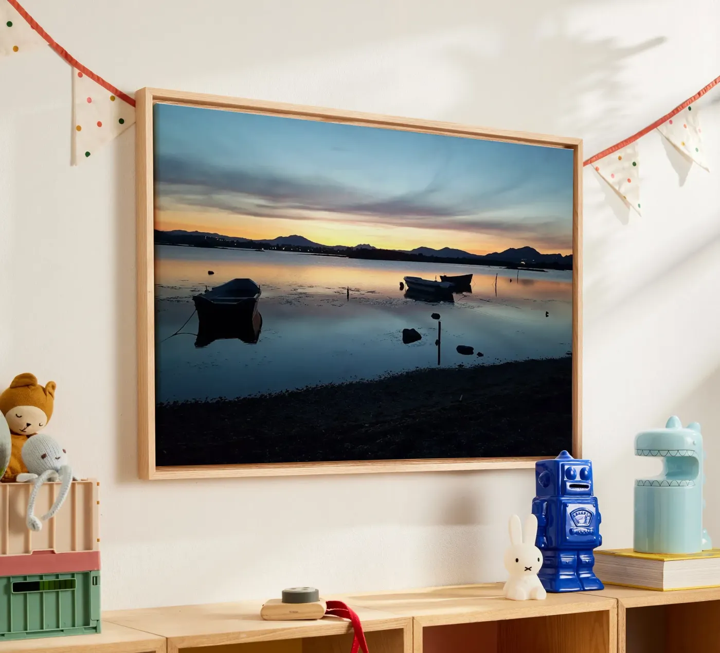 Sunset canvas by Massimo Frascogna