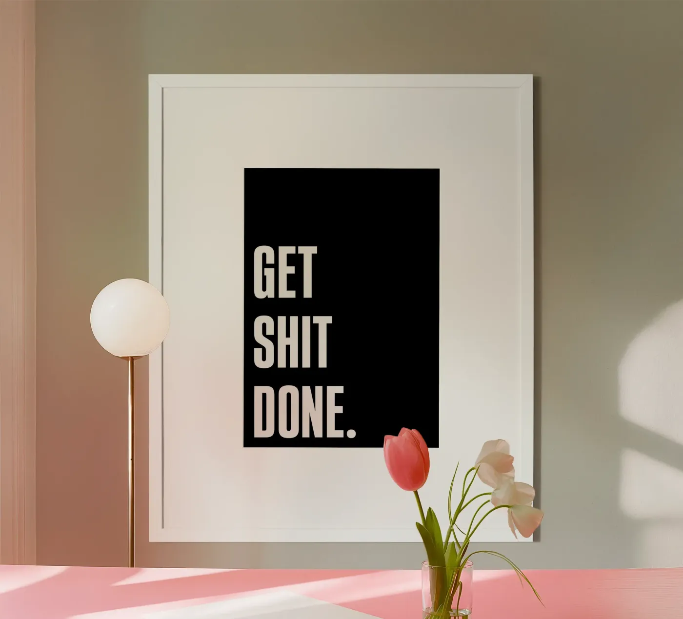 Get done poster van QuoteFrame