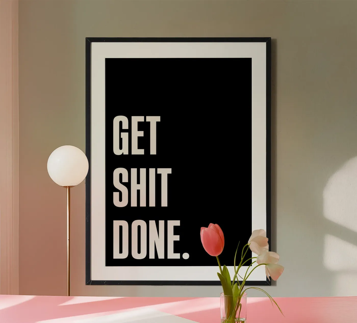 Get done poster da QuoteFrame