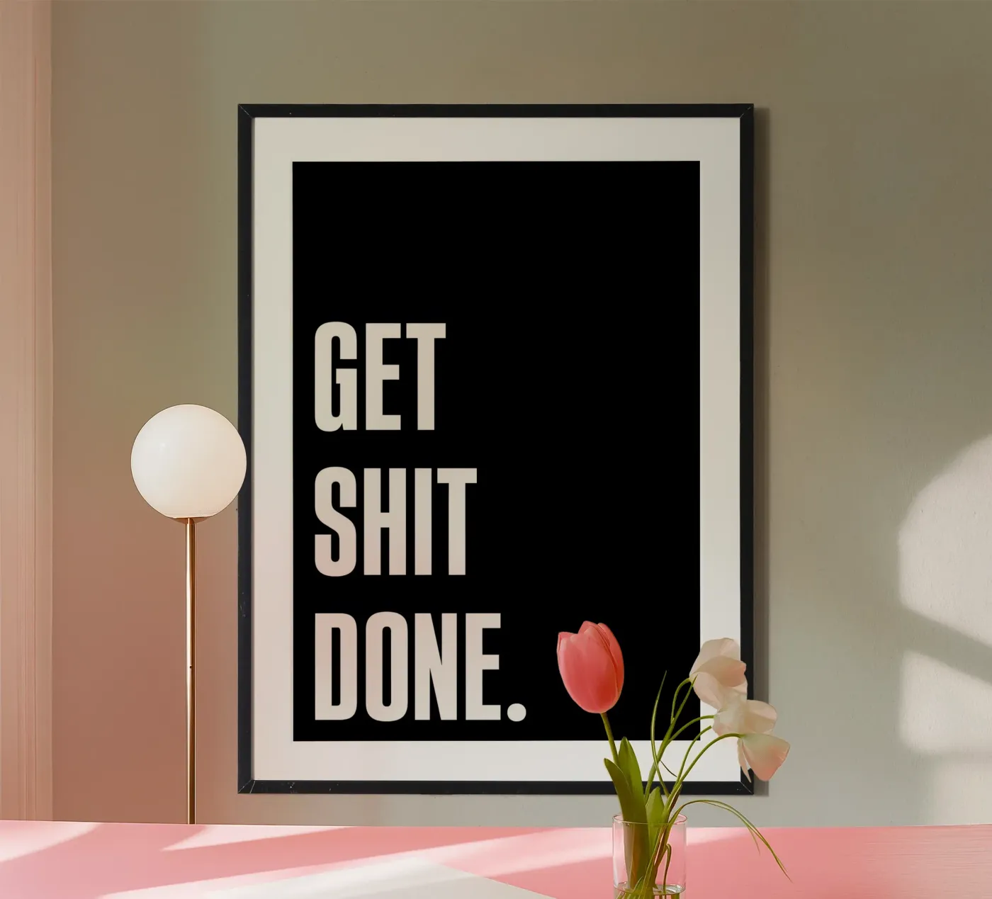 Get done poster van QuoteFrame
