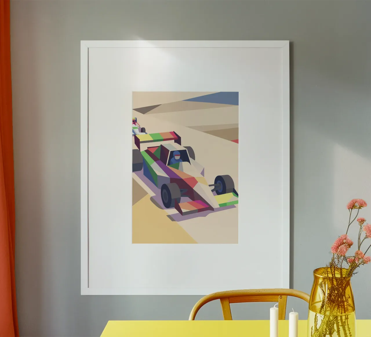 Formula Car poster by POLYGON SPECIAL