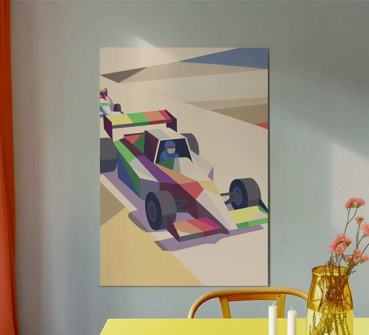 Formula Car poster by POLYGON SPECIAL