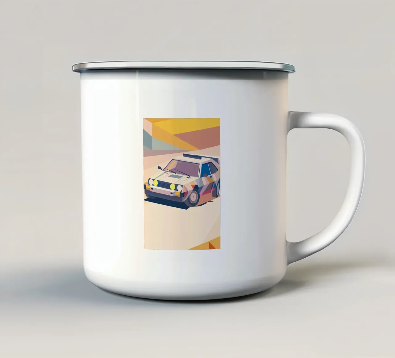 Auto da rally classica tazza in smalto da POLYGON SPECIAL