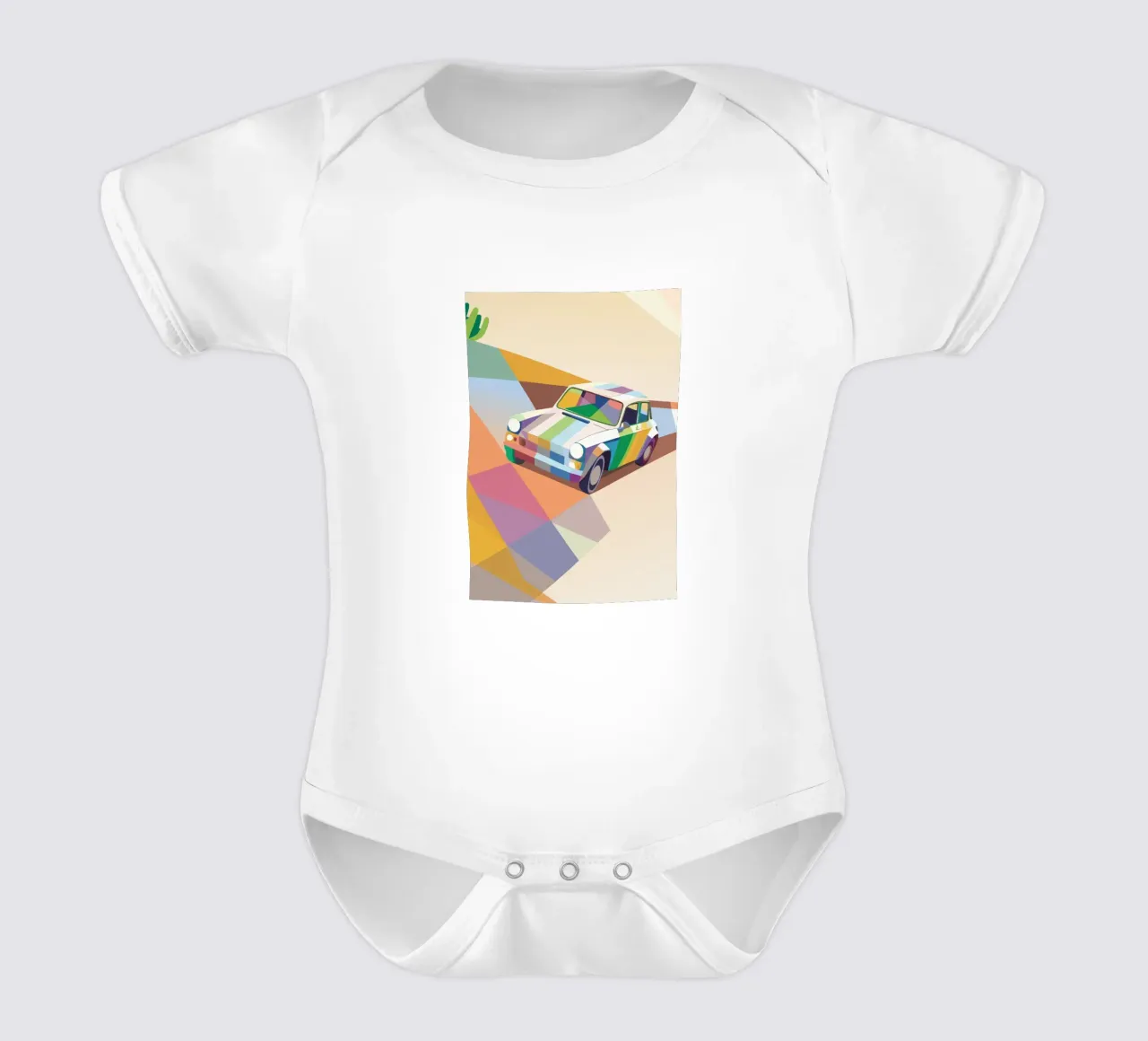 Oldtimer in der Wüste Kurzarm Babybody von POLYGON SPECIAL