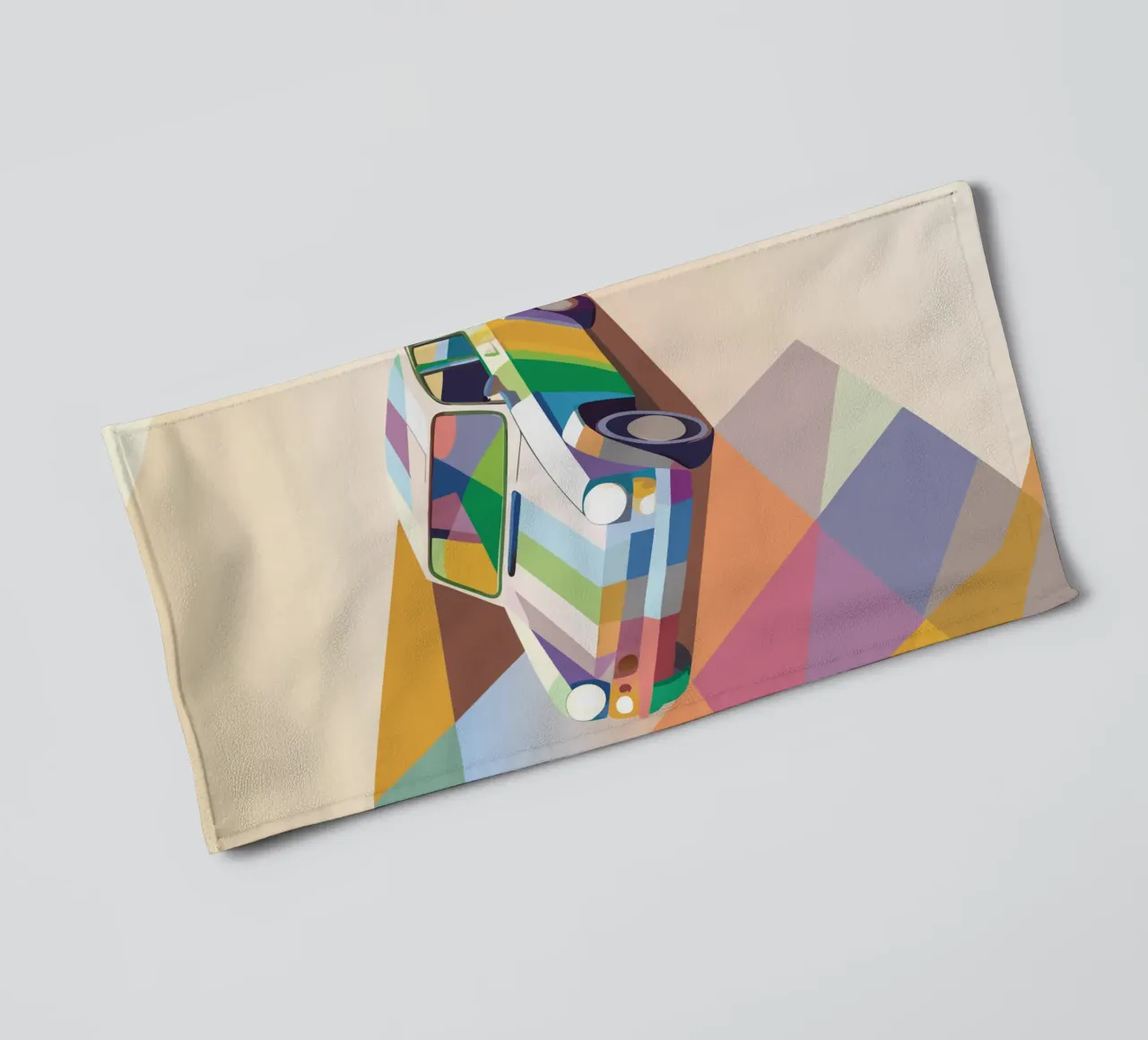 Oldtimer in der Wüste Handtuch von POLYGON SPECIAL