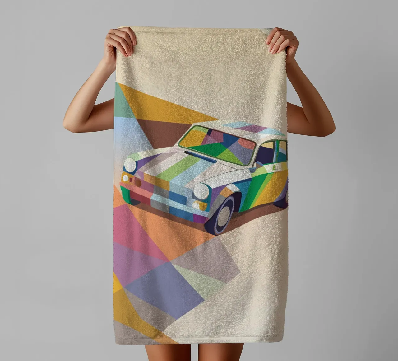 Oldtimer in der Wüste Handtuch von POLYGON SPECIAL