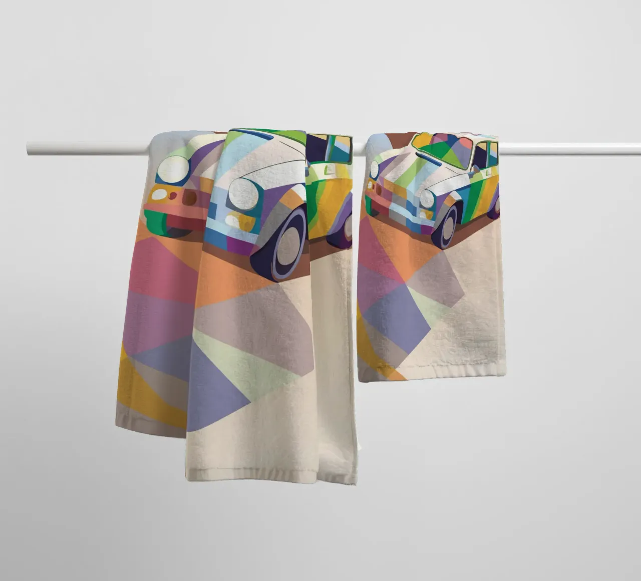 Oldtimer in der Wüste Handtuch von POLYGON SPECIAL