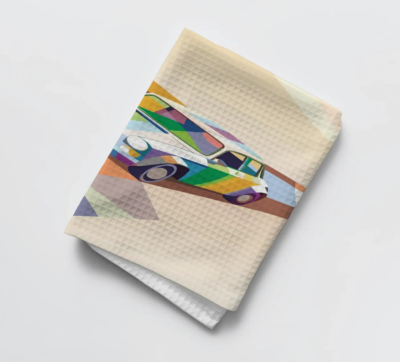 Oldtimer in der Wüste Geschirrtuch von POLYGON SPECIAL