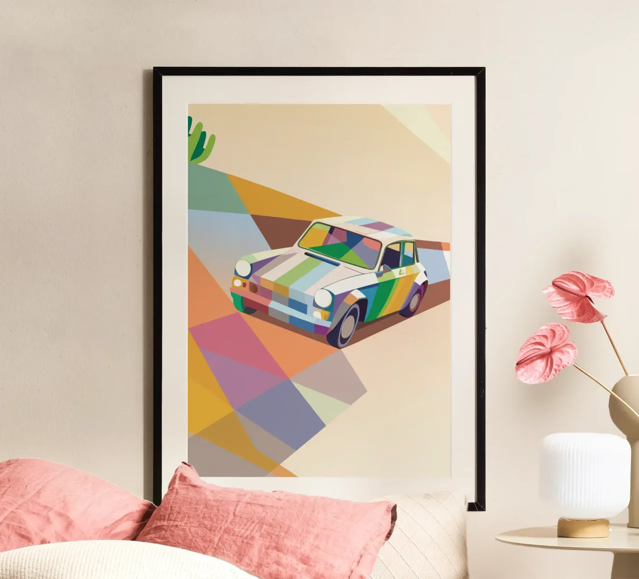 Oldtimer in der Wüste Hahnemühle von POLYGON SPECIAL