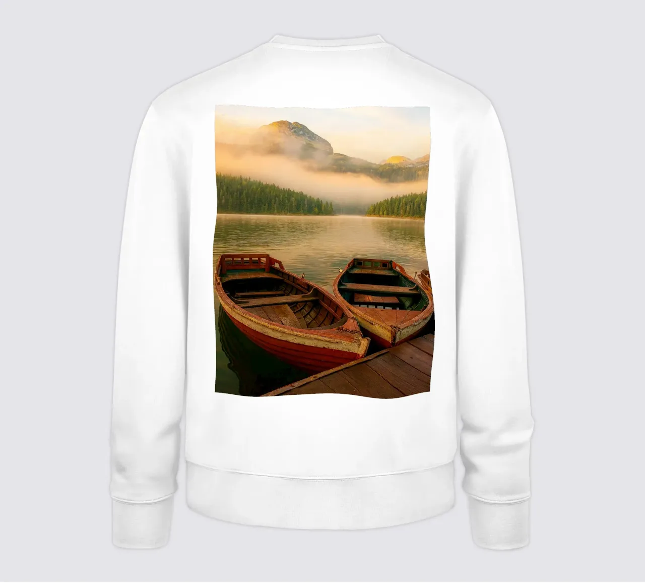 twoo cano sul lago felpa da Maraza