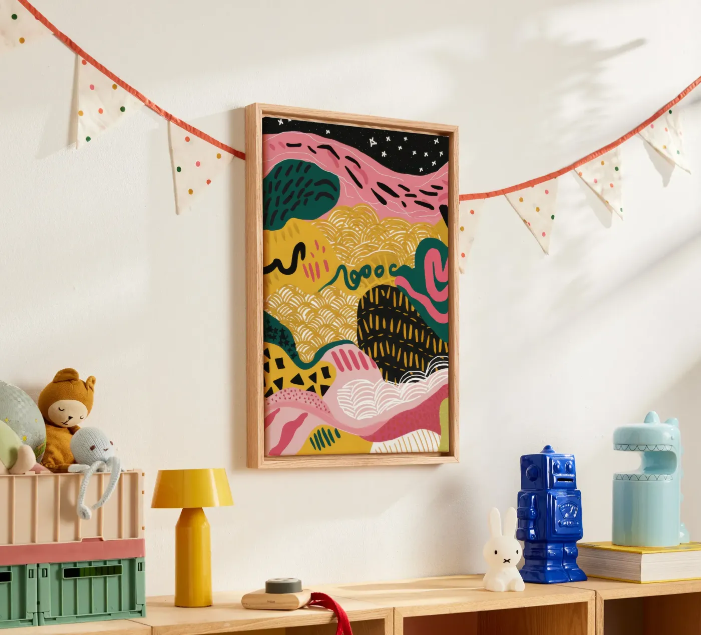 Gilded Primal Scribbles canvas by paintbelieve