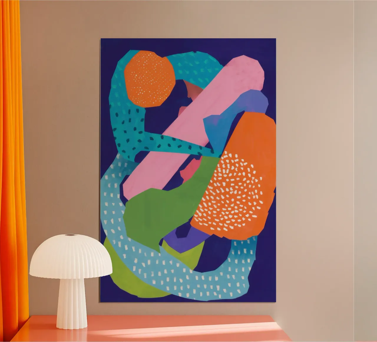 Serene Pebble Forms poster by paintbelieve