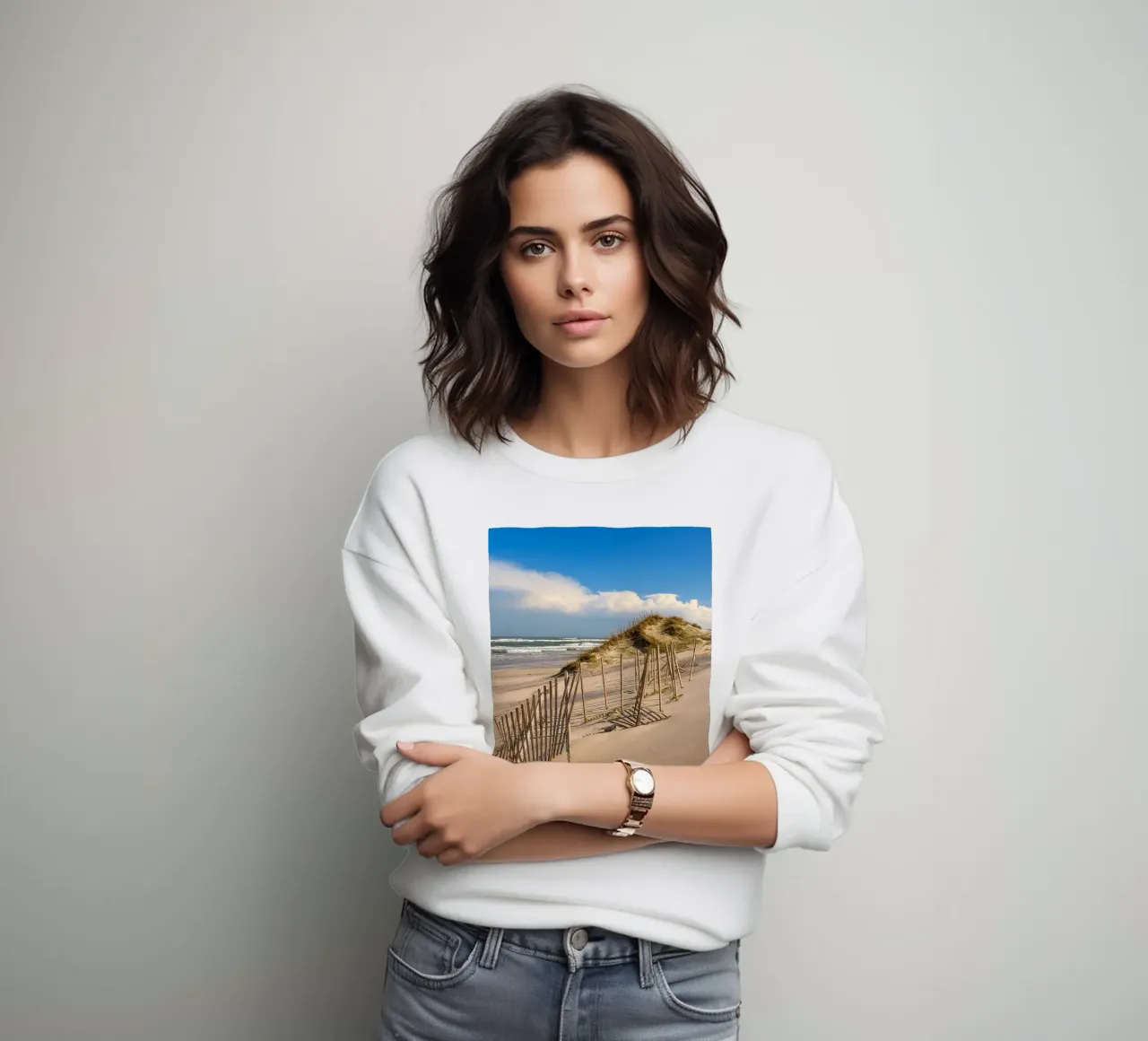 recinzione della spiaggia felpa da Klapadoa