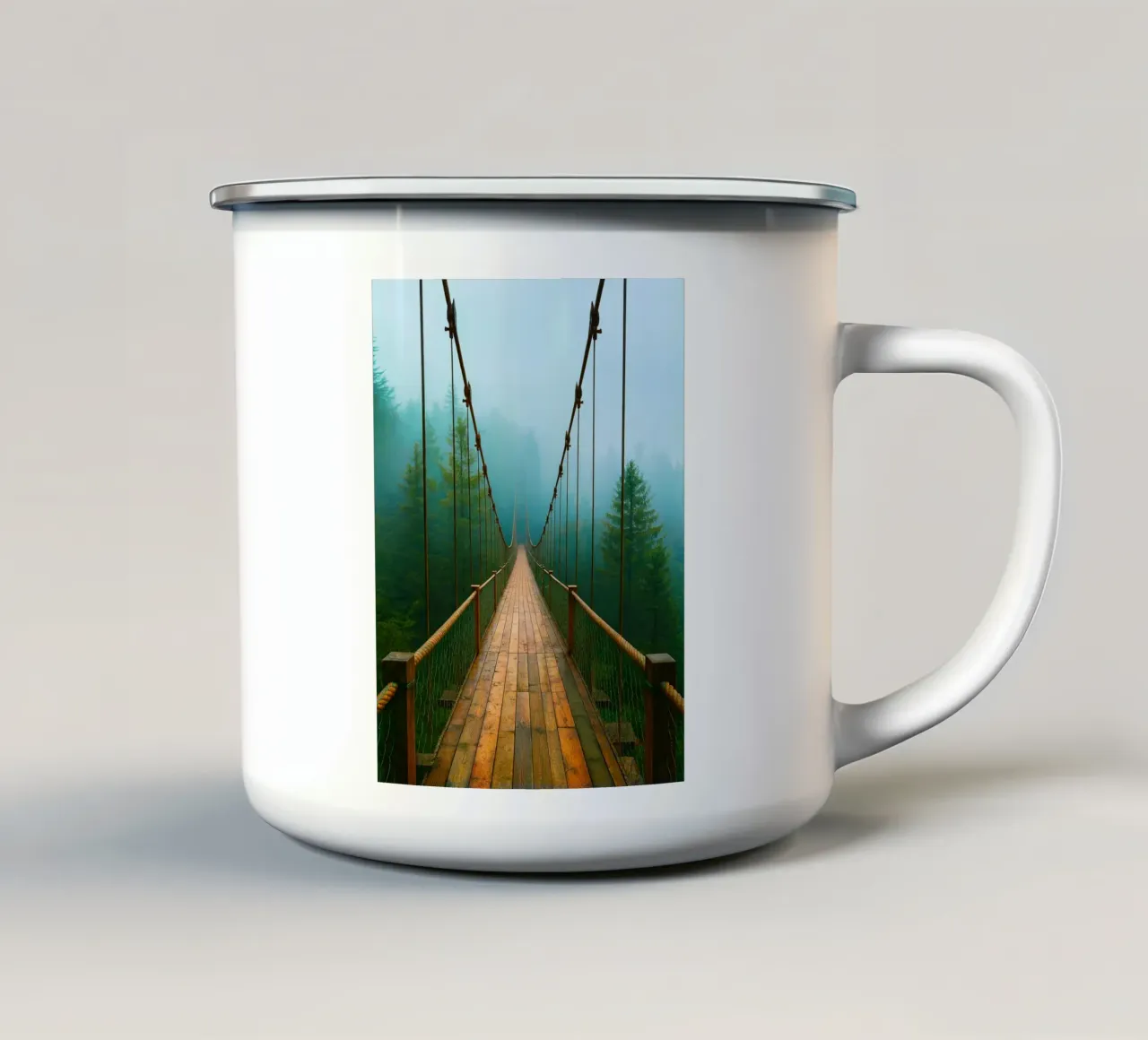 ponte tazza in smalto da Klapadoa