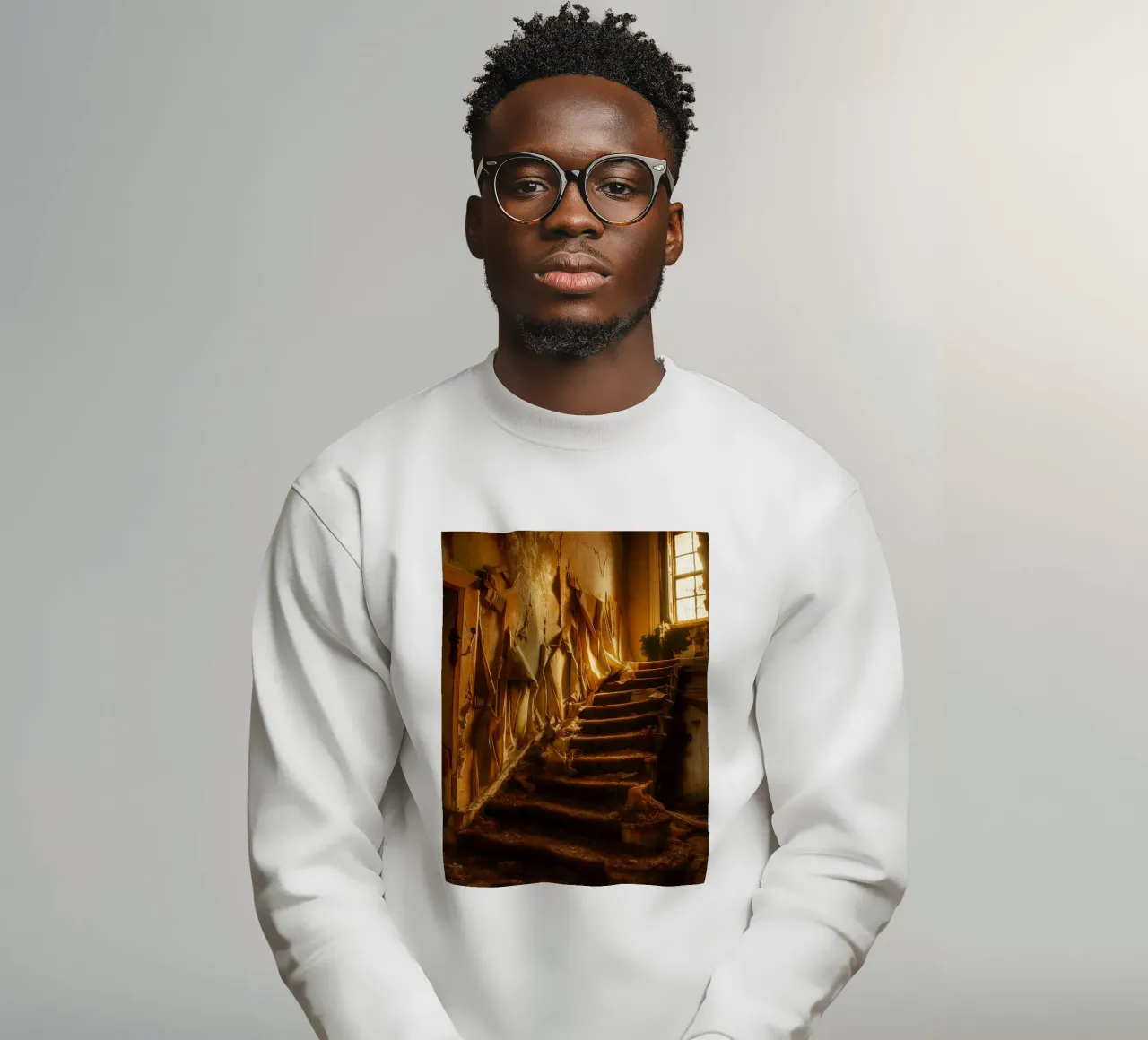 scale di casa sporche e non curate felpa da Klapadoa