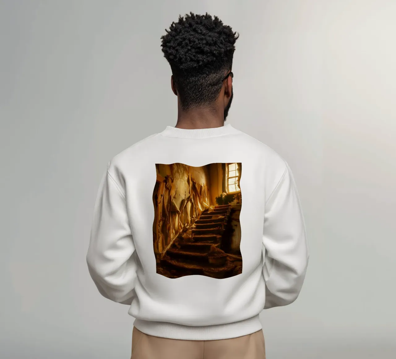 scale di casa sporche e non curate felpa da Klapadoa