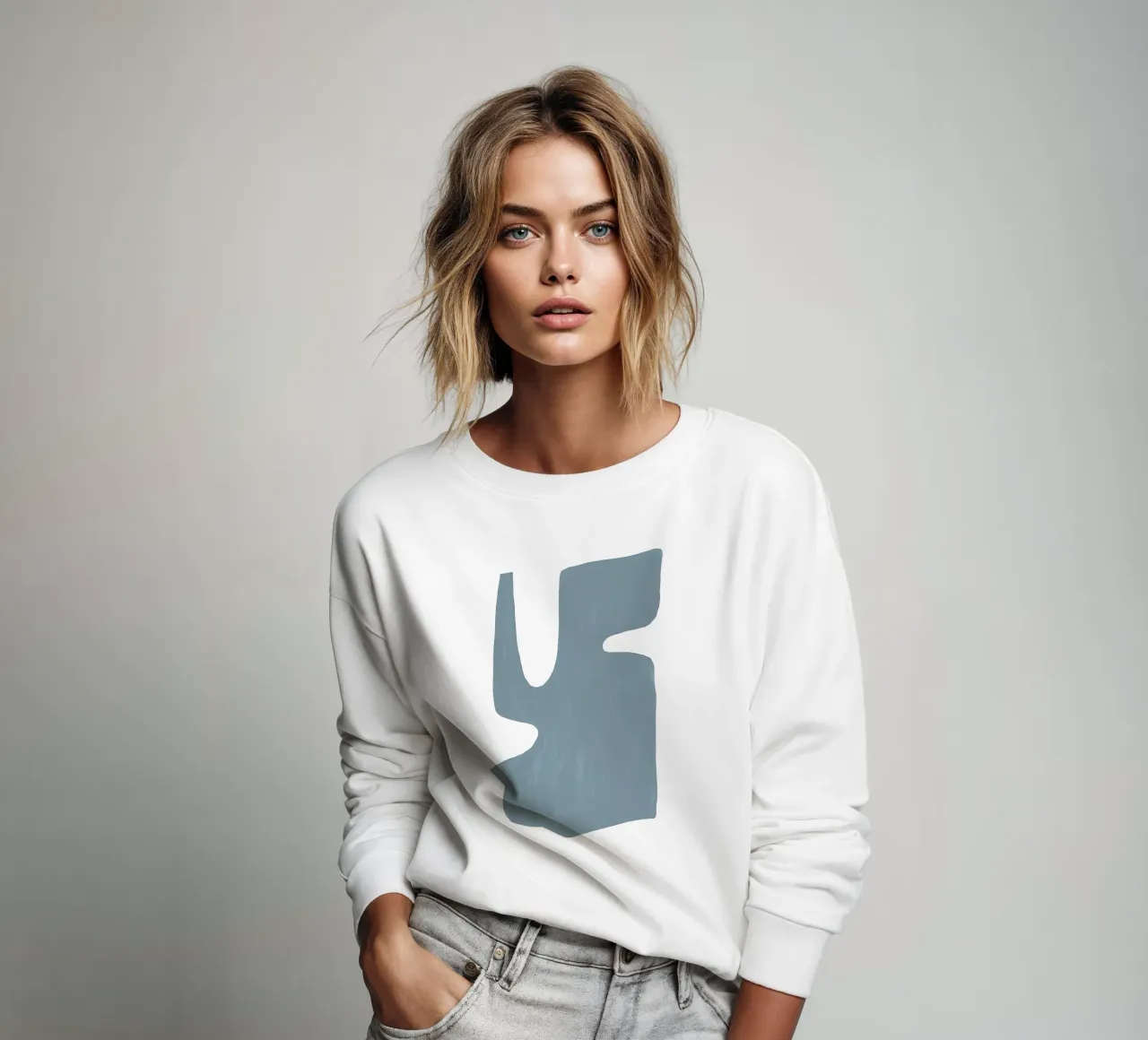 Blu metà secolo I felpa da Orara Studio