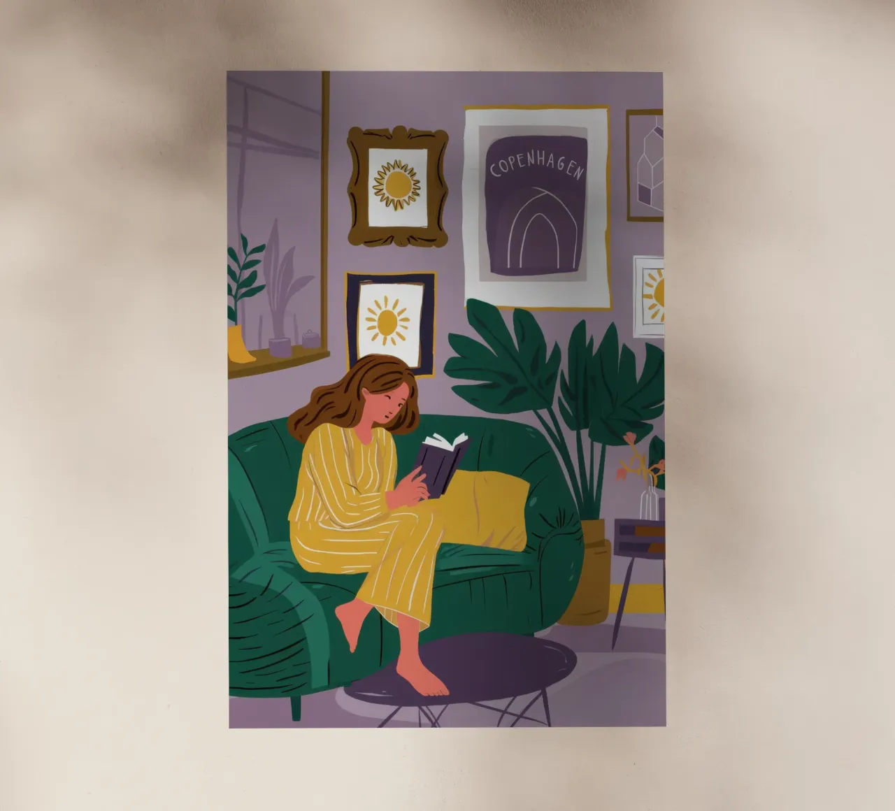 Divano Emerald Solitude pellicola backlit da Sky Velour