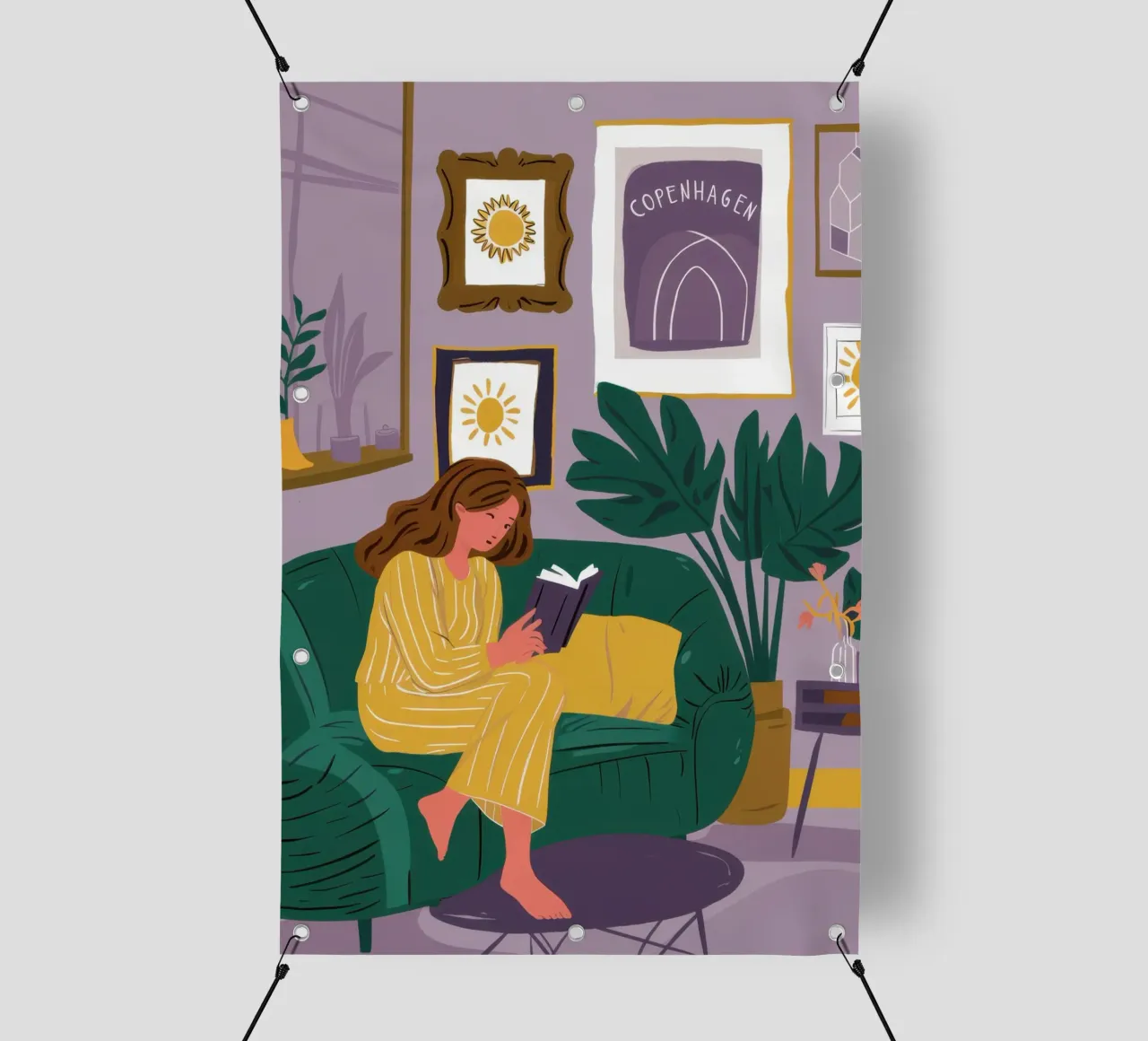 Divano Emerald Solitude telo in pvc da Sky Velour