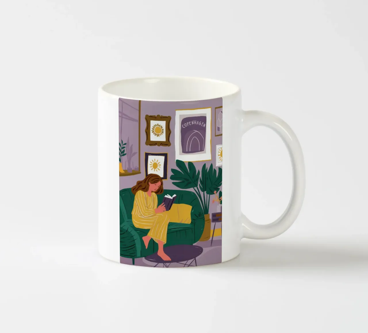 Divano Emerald Solitude tazza in ceramica da Sky Velour