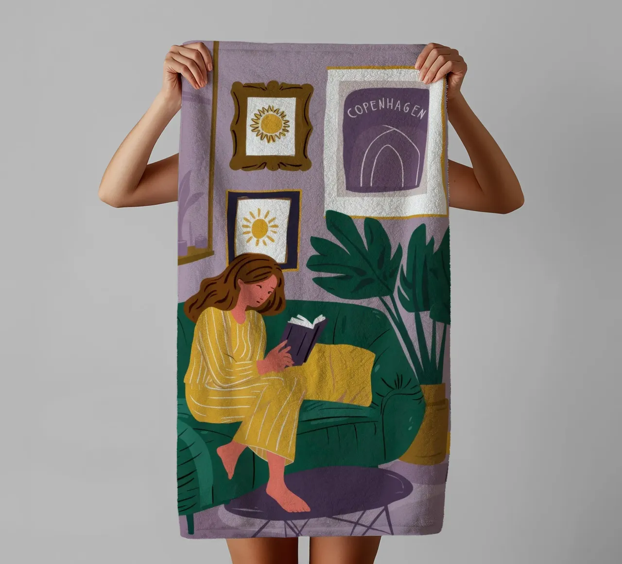 Divano Emerald Solitude asciugamano da bagno da Sky Velour