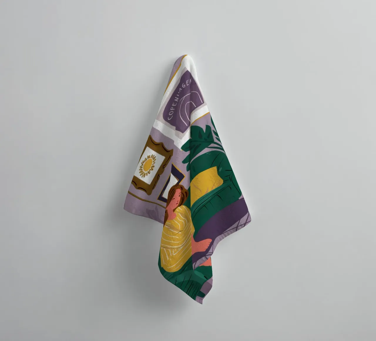 Divano Emerald Solitude asciugamano da bagno da Sky Velour