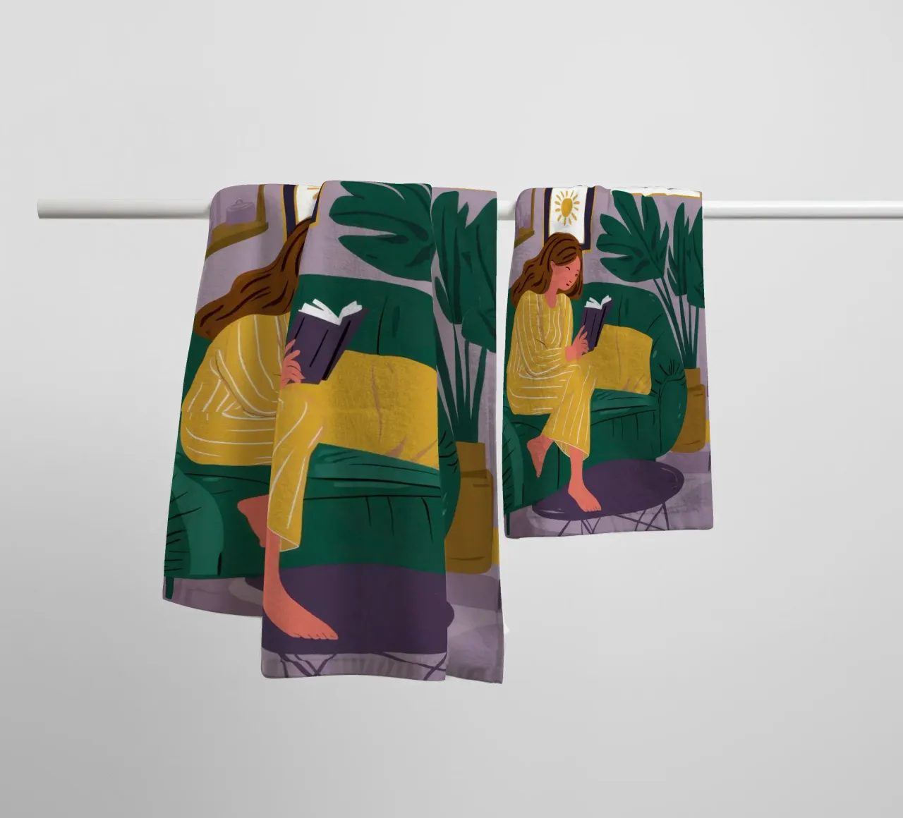 Divano Emerald Solitude asciugamano da bagno da Sky Velour