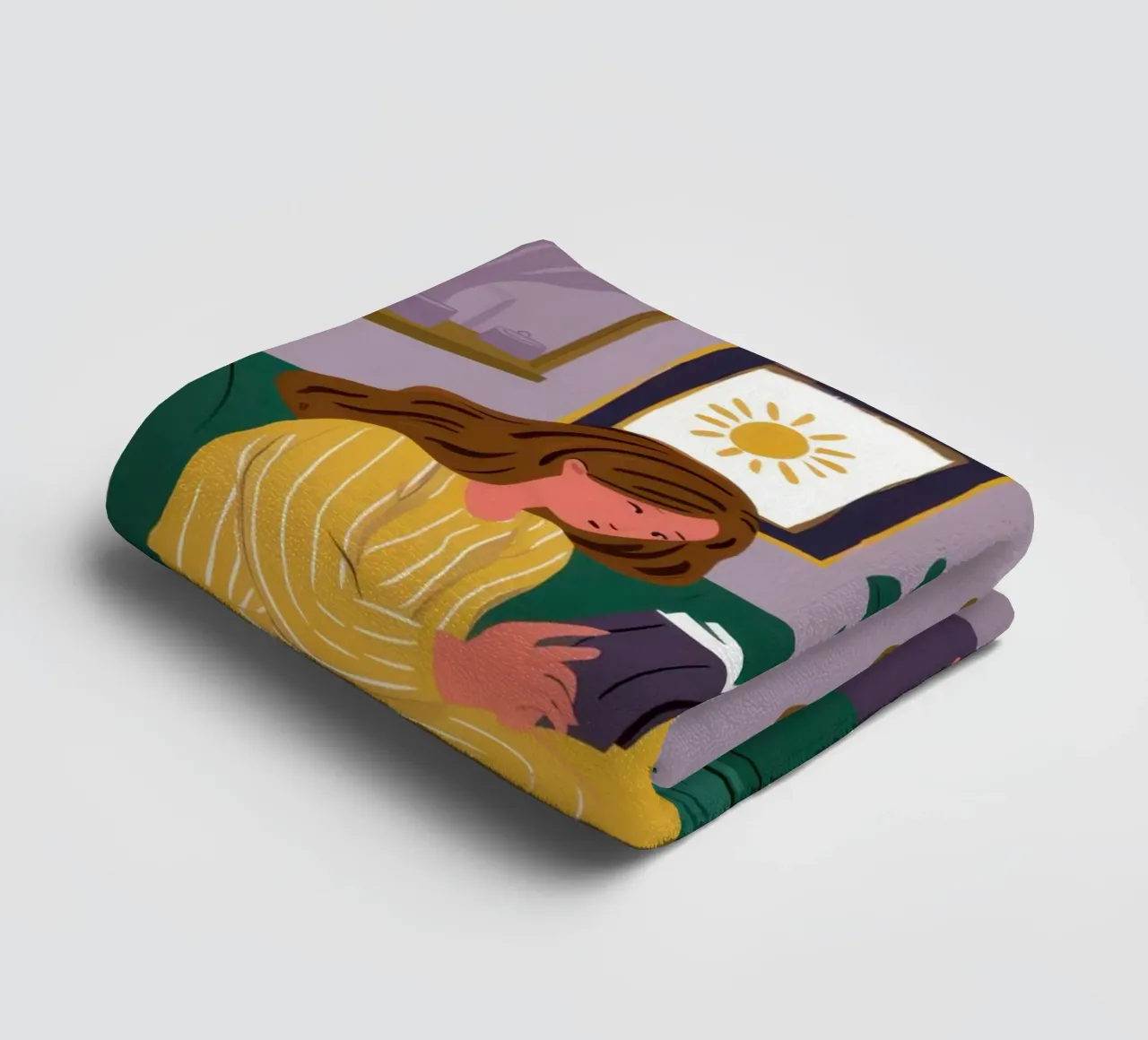 Divano Emerald Solitude asciugamano da bagno da Sky Velour